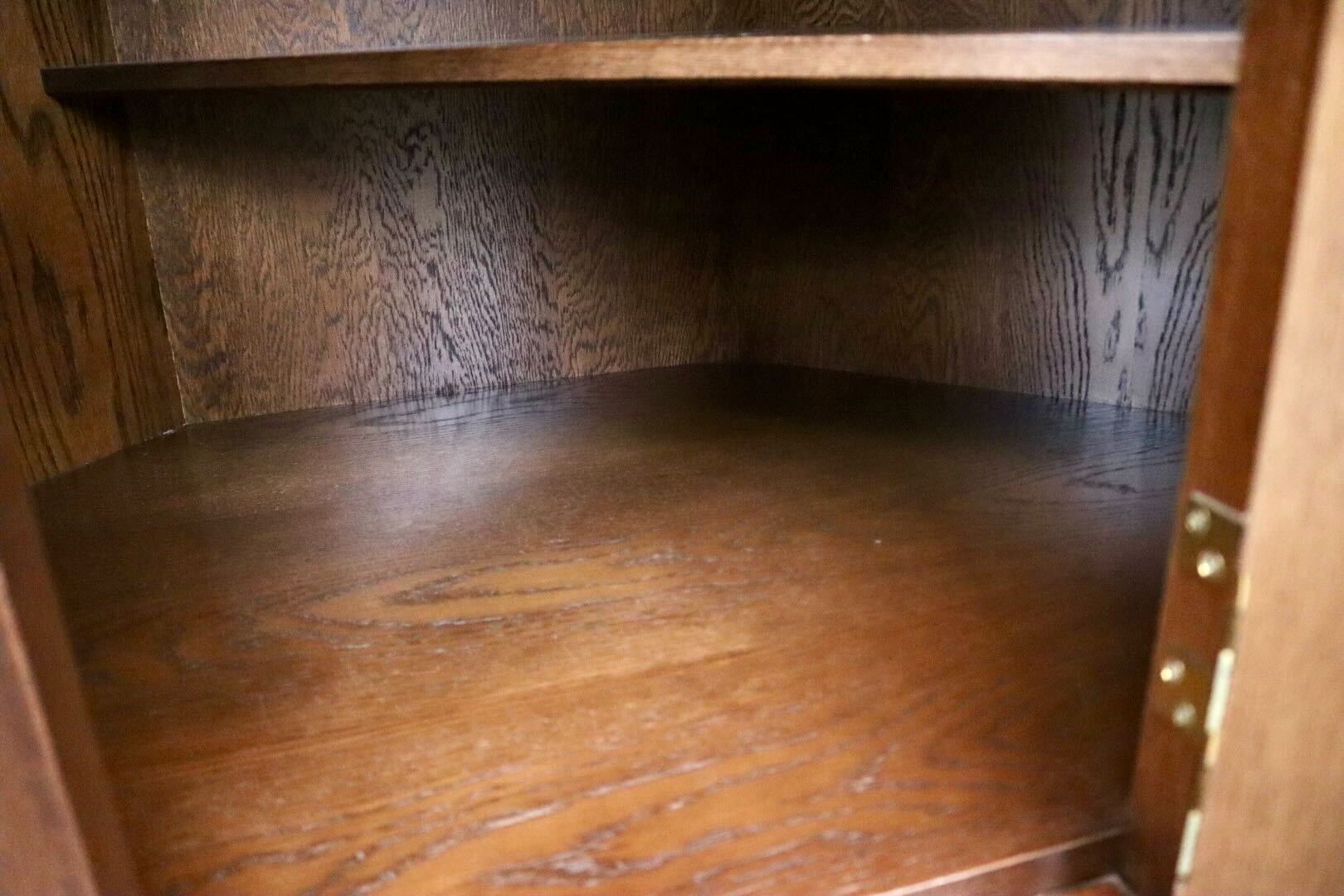 GMHN182D○domani / ドマーニ Morganton モーガントン コーナーキャビネット ヒッコリーブラウン カリモク最高峰 クラシック アンティーク