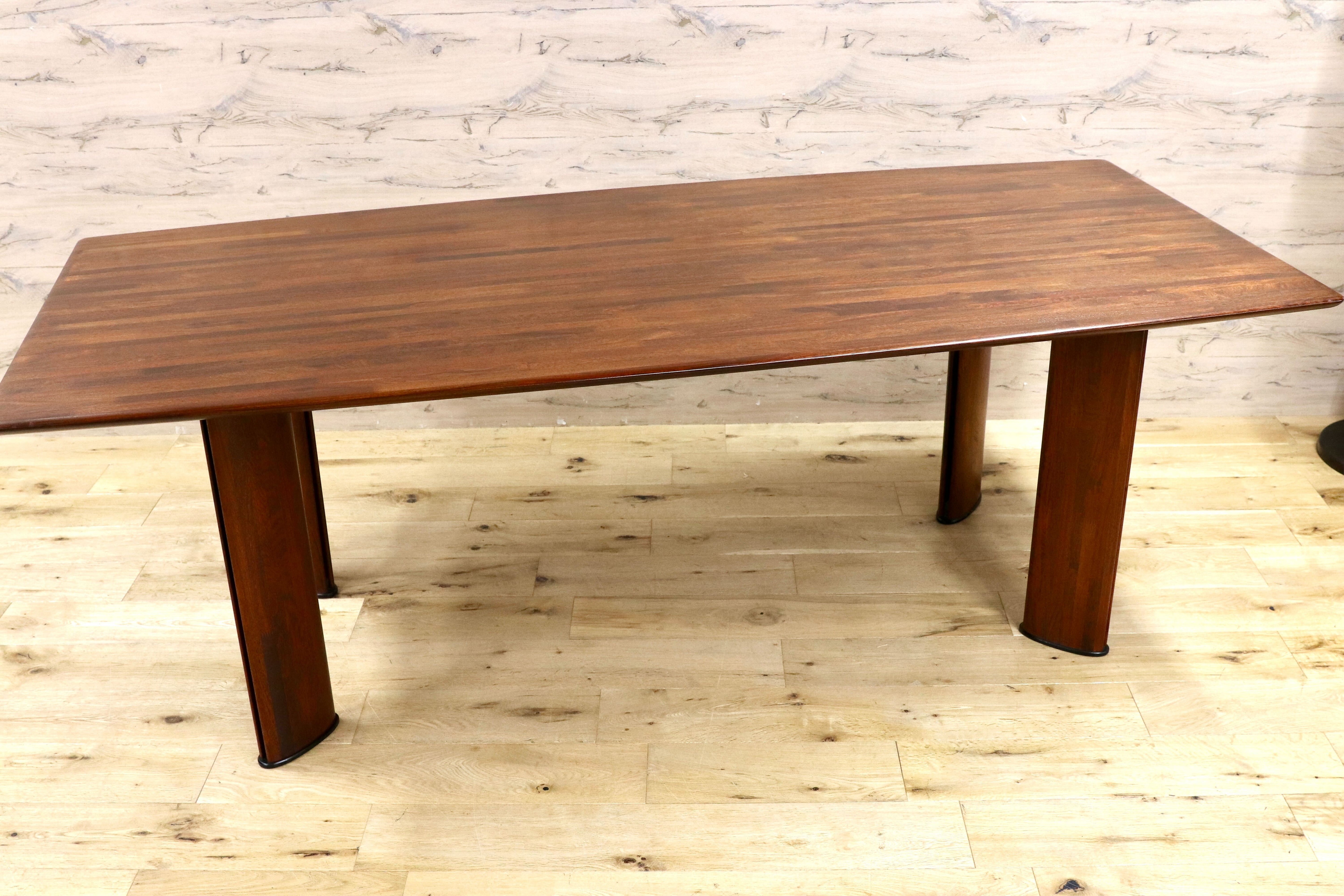 GMGT84○karimoku / カリモク vivente ビベンテ 花梨材 ダイニングテーブル 食卓テーブル ミーティングテーブル 最上位シリーズ リペア済み