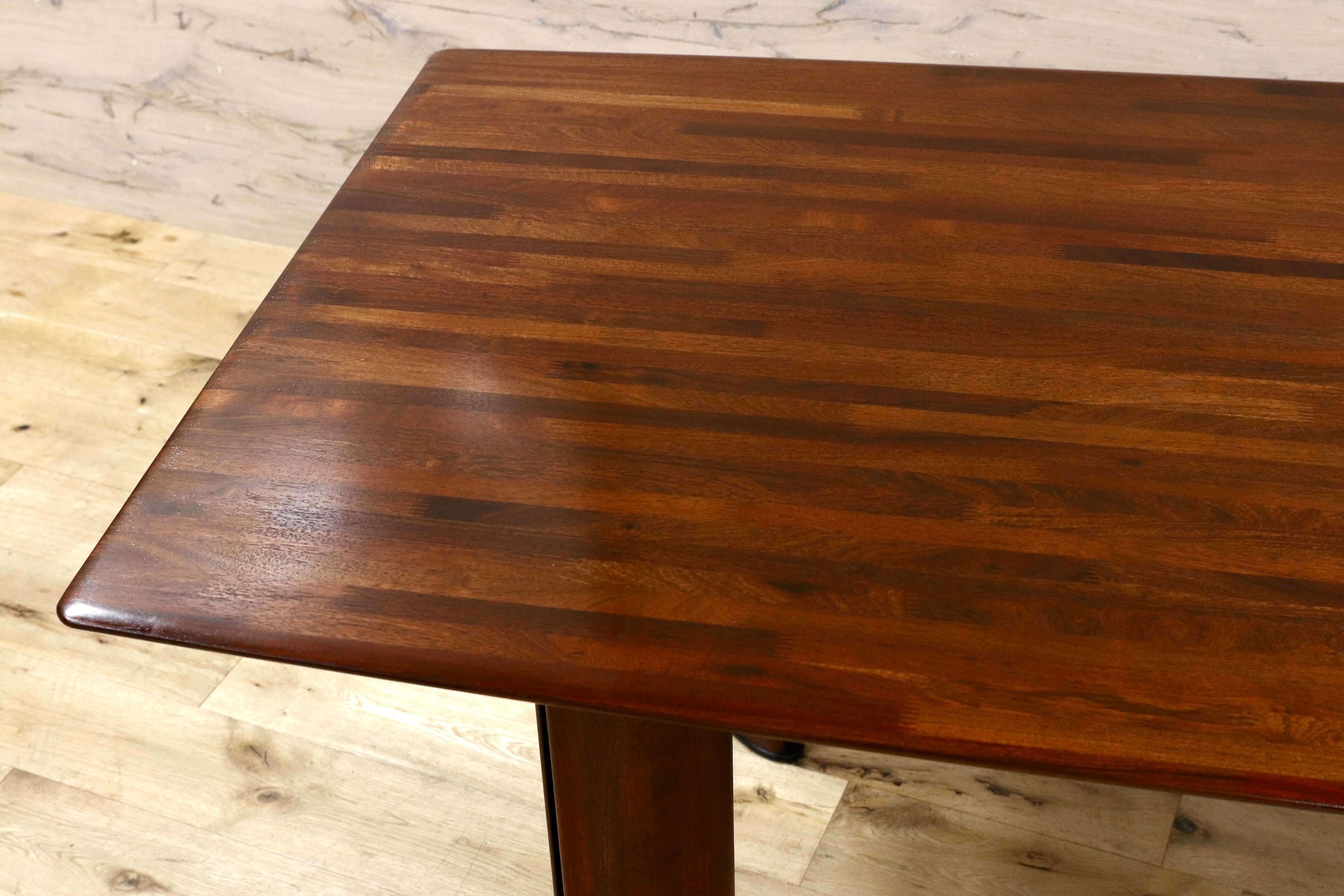 GMGT84○karimoku / カリモク vivente ビベンテ 花梨材 ダイニングテーブル 食卓テーブル ミーティングテーブル 最上位シリーズ リペア済み