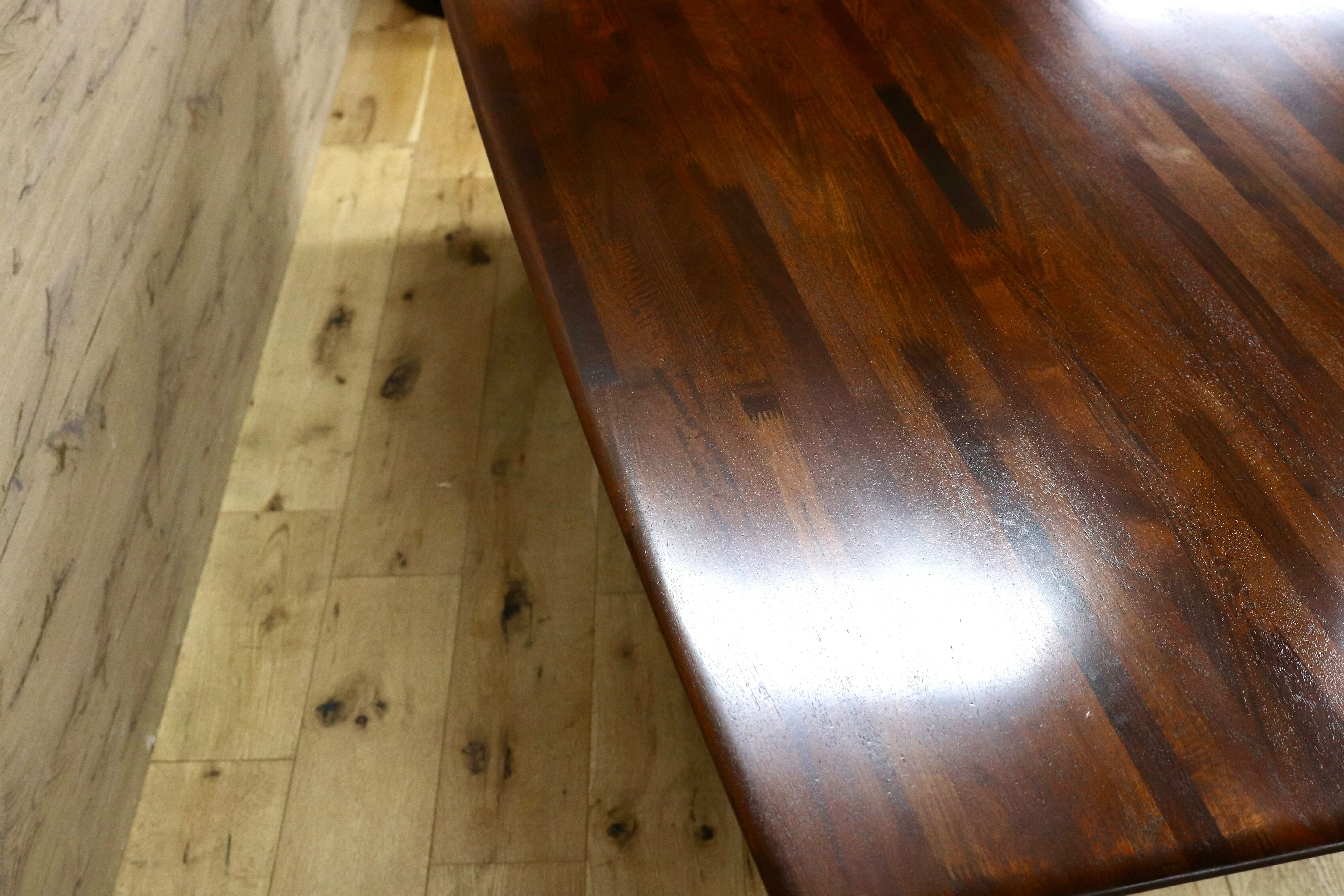 GMGT84○karimoku / カリモク vivente ビベンテ 花梨材 ダイニングテーブル 食卓テーブル ミーティングテーブル 最上位シリーズ リペア済み