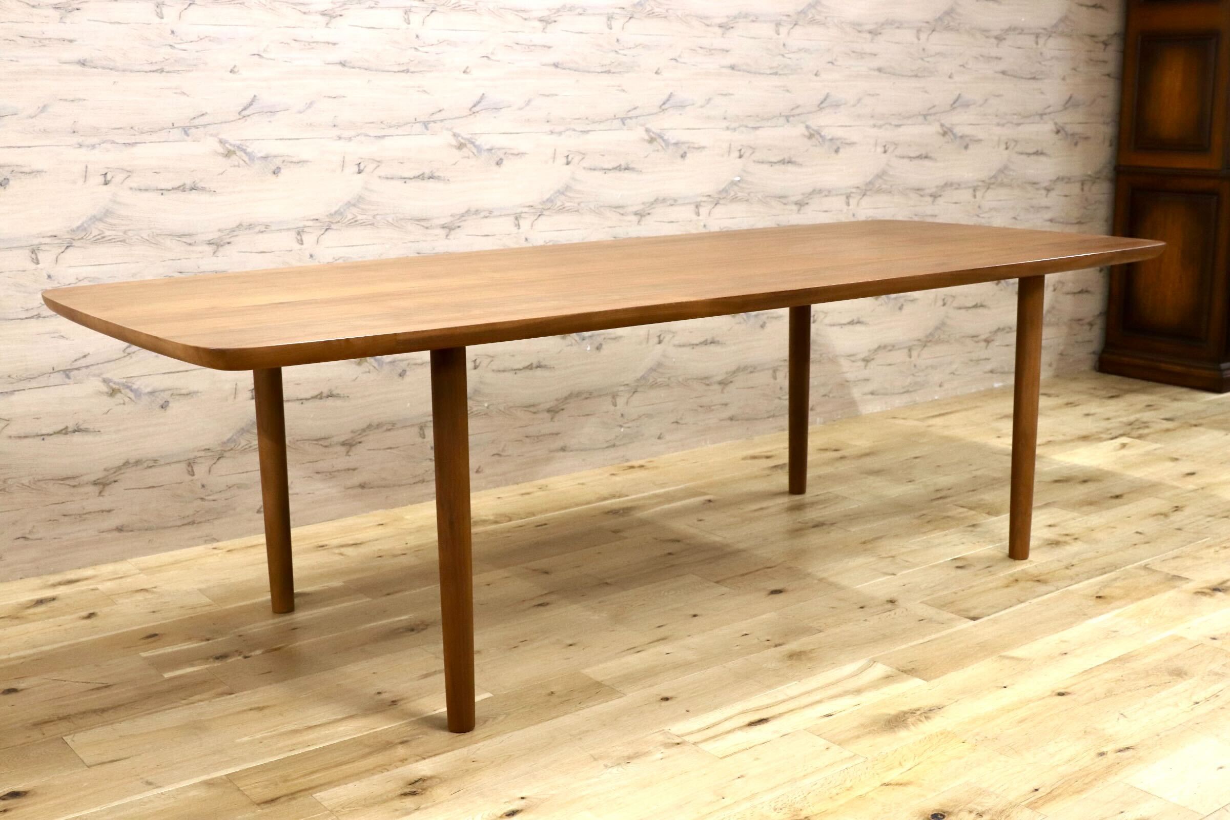 GMIH431○CONDE HOUSE / カンディハウス KAMUY LUX ダイニングテーブル 食卓テーブル ウォールナット 定価49.3万 深澤直人 展示品