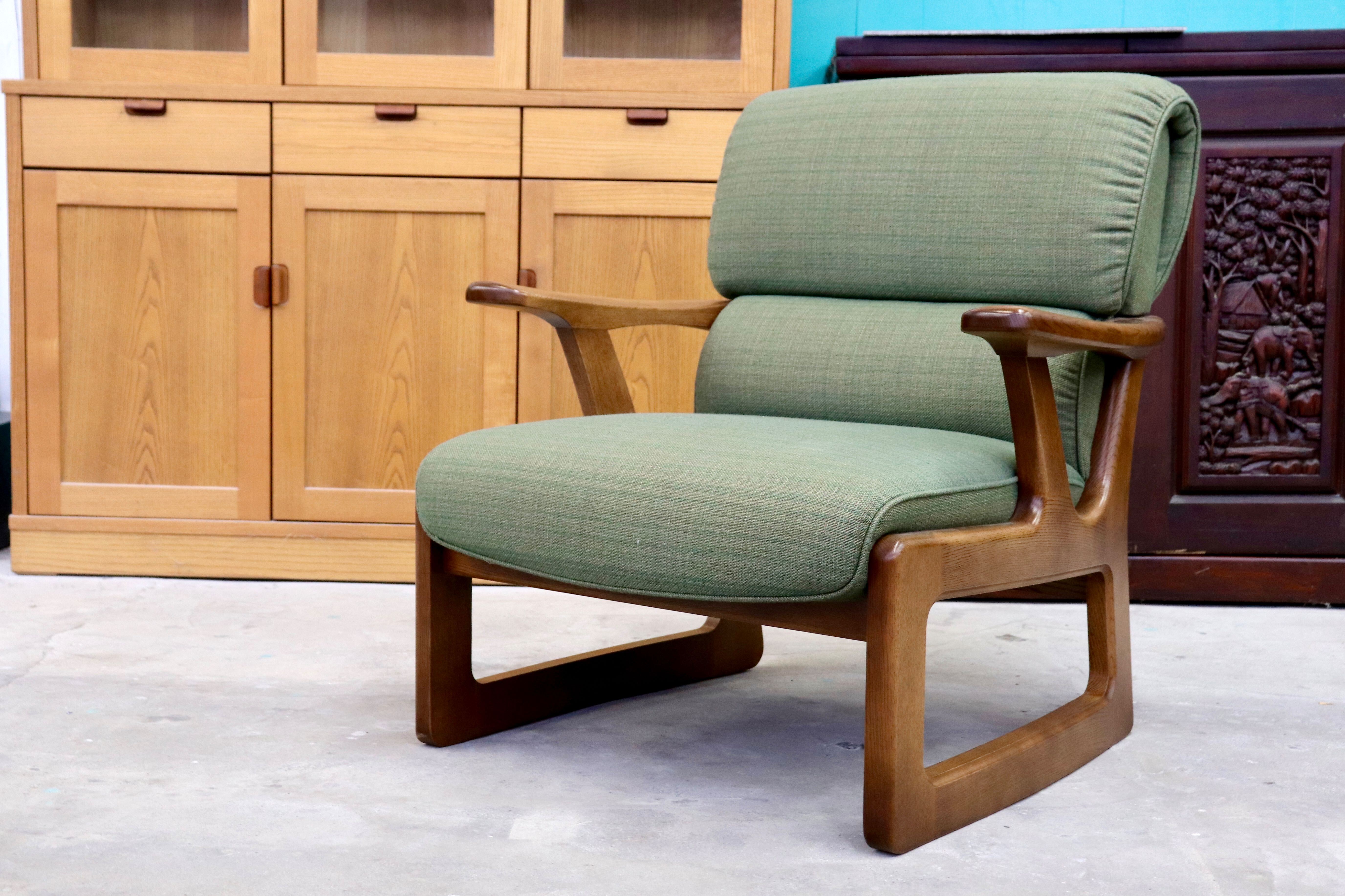 GMIK633C○maruni / マルニ 1人掛けソファ シングルソファ 1pソファ ファブリック ミッドセンチュリー ヴィンテージ レトロ 国産家具