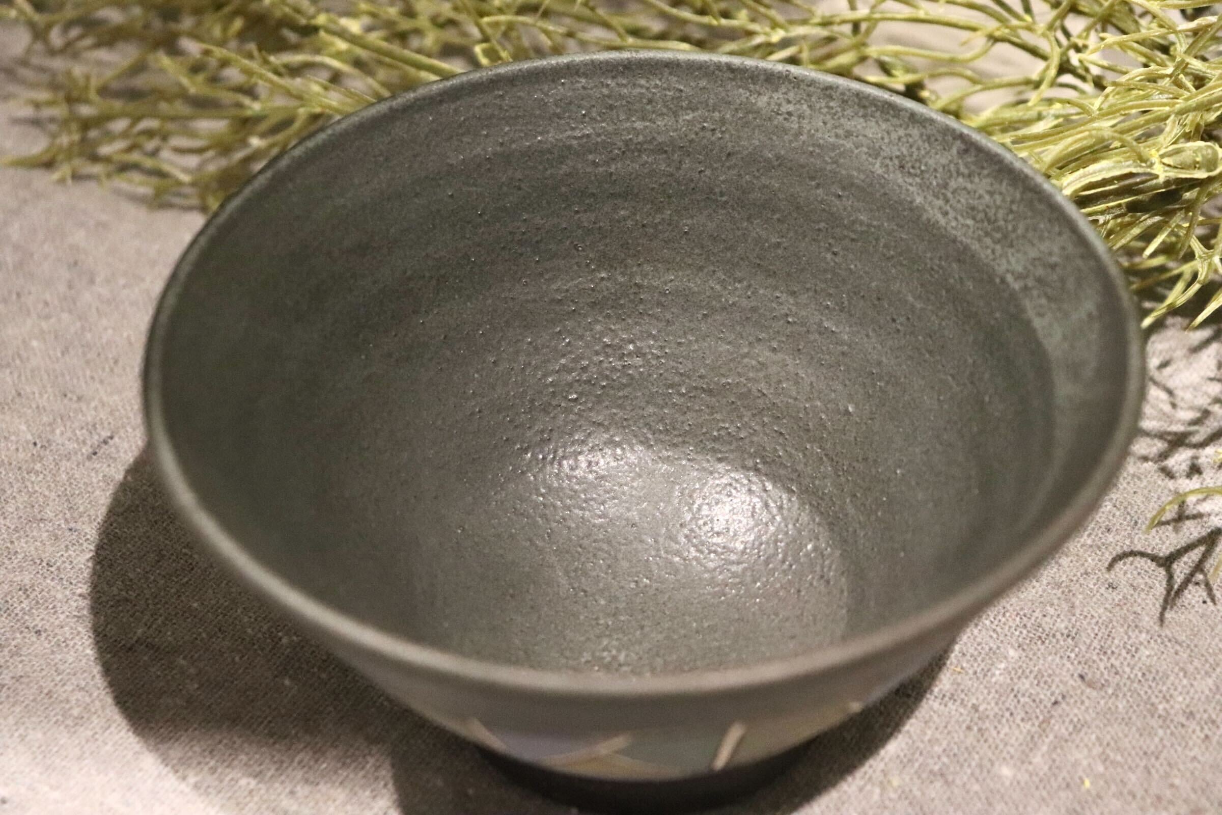 GMIO317B◯市野悟窯 丹波焼 めしわん 市野哲次 陶器 茶碗 伝統工芸 丹波篠山 未使用
