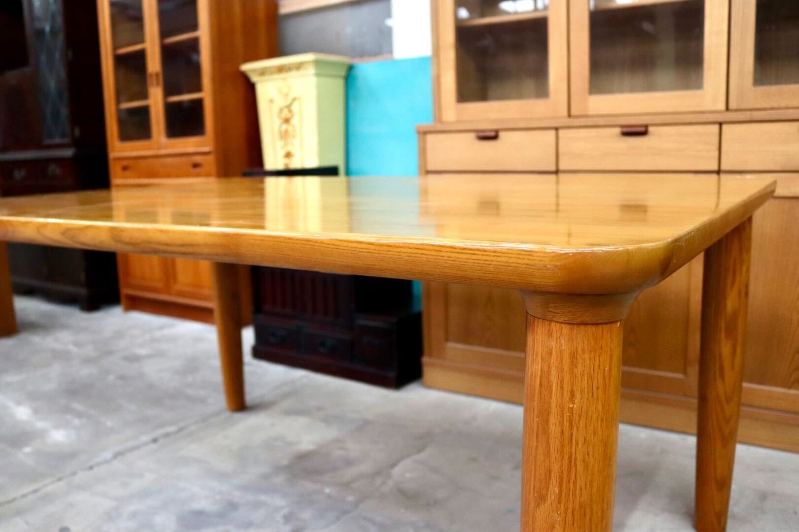 GMHK594○柏木工 / KASHIWA ダイニングテーブル 食卓テーブル 作業台 机 飛騨家具 無垢材 ナチュラル 北欧スタイル ヴィンテージ