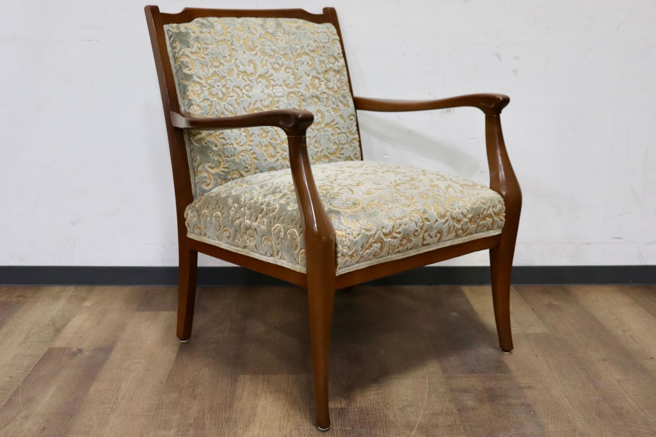 GMIH8A○maruni / マルニ アームチェア オールドマルニ ラウンジチェア シングルソファ 椅子 ファブリック レトロ ヴィンテージ 希少