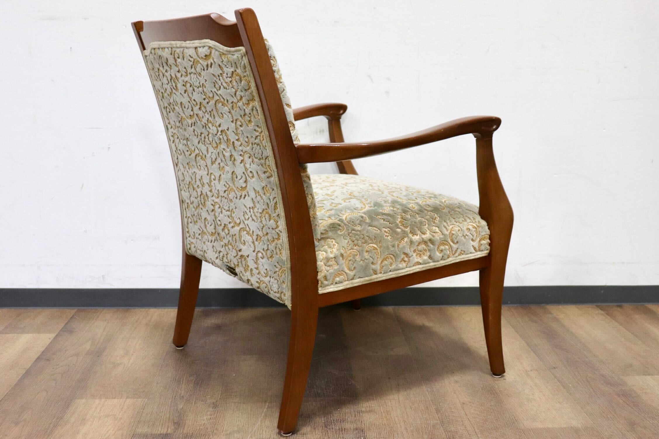 GMIH8A○maruni / マルニ アームチェア オールドマルニ ラウンジチェア シングルソファ 椅子 ファブリック レトロ ヴィンテージ 希少