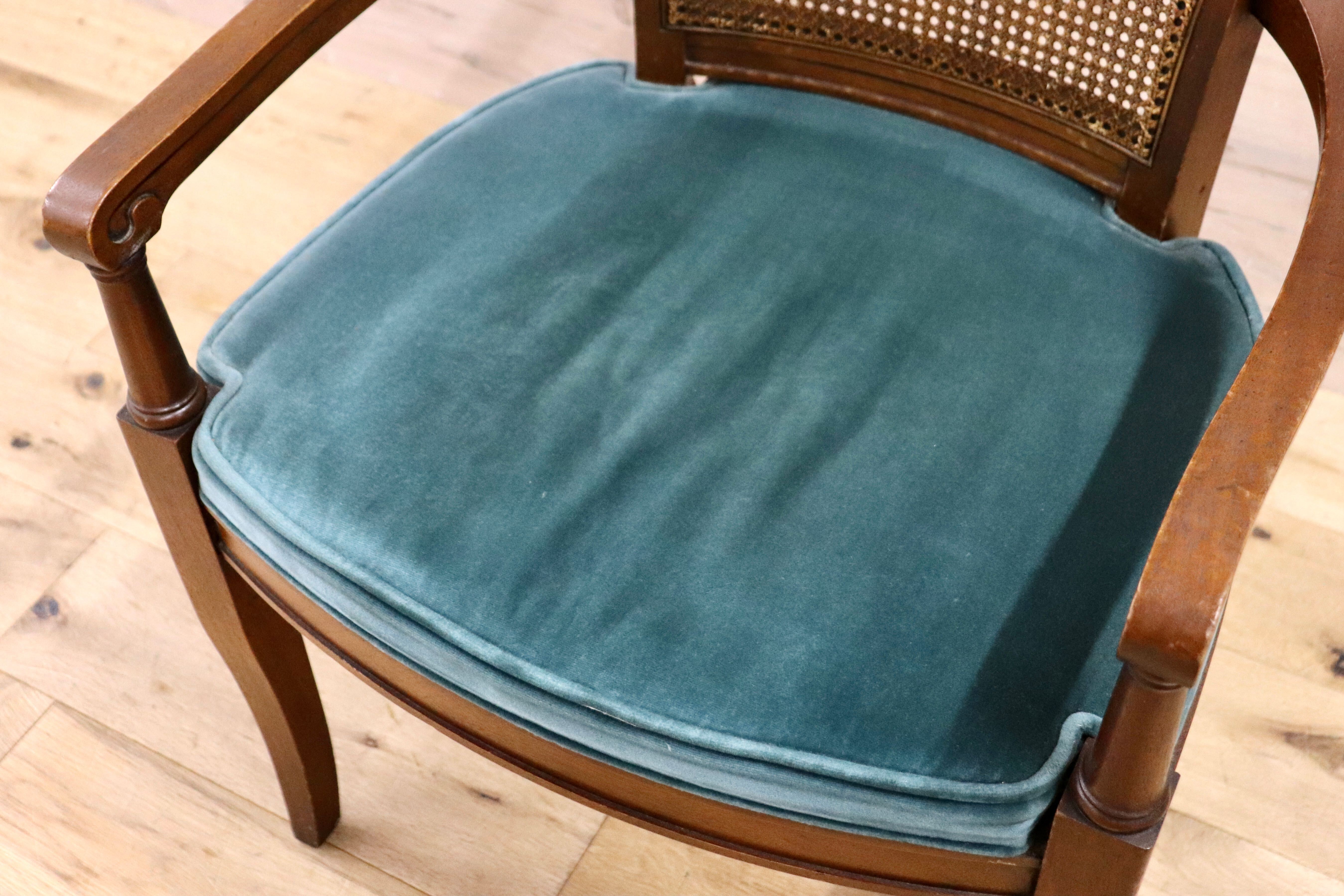 GMHH186○DREXEL HERITAGE / ドレクセルヘリテイジ FRANCESCA フランチェスカ ダイニングチェア 椅子 定価約25万 ヴィンテージ