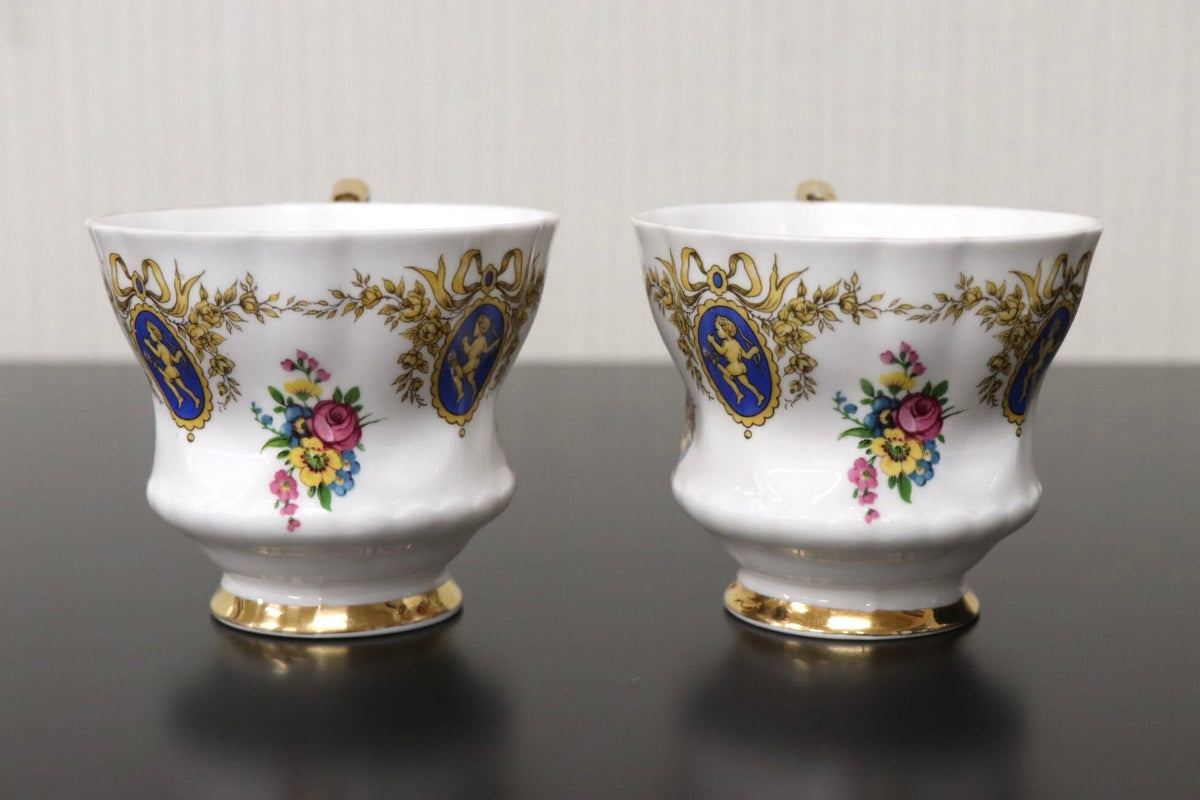 GMJH332A○ROYAL WINDSOR / ロイヤルウィンザー カップ&ソーサー 2客セット ペア ティーカップ コーヒーカップ ヴィンテージ 英国製