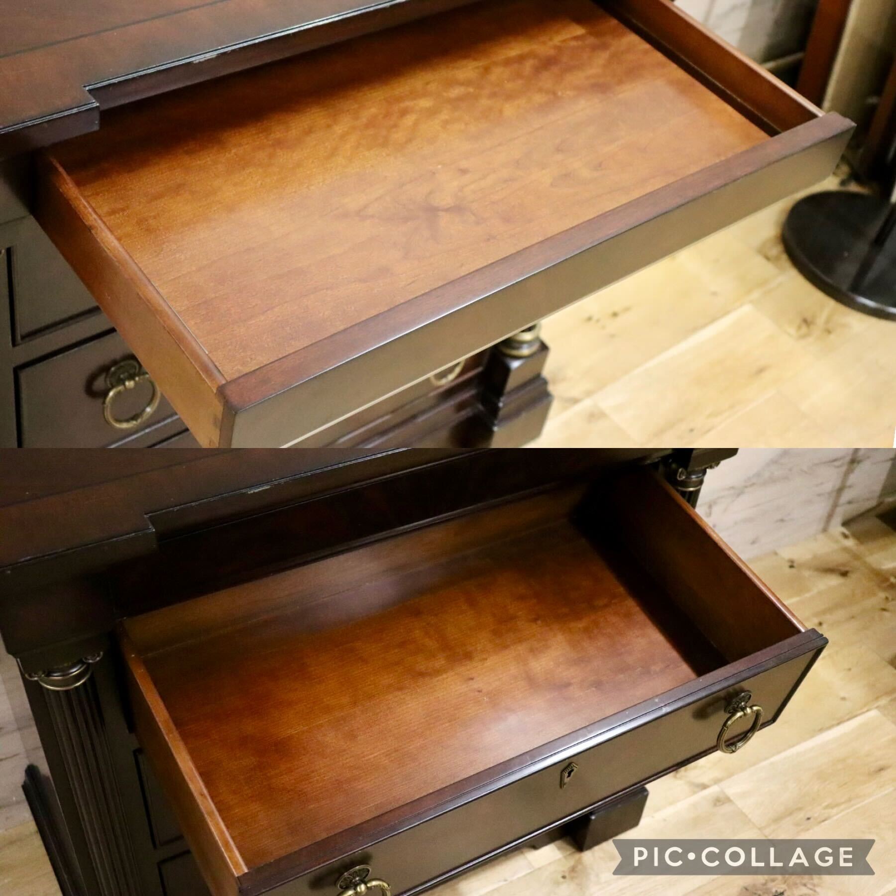 GMHK318○DREXEL HERITAGE / ドレクセルヘリテイジ チェスト キャビネット 収納家具 ドロワー 店舗什器 マホガニー ヴィンテージ 希少