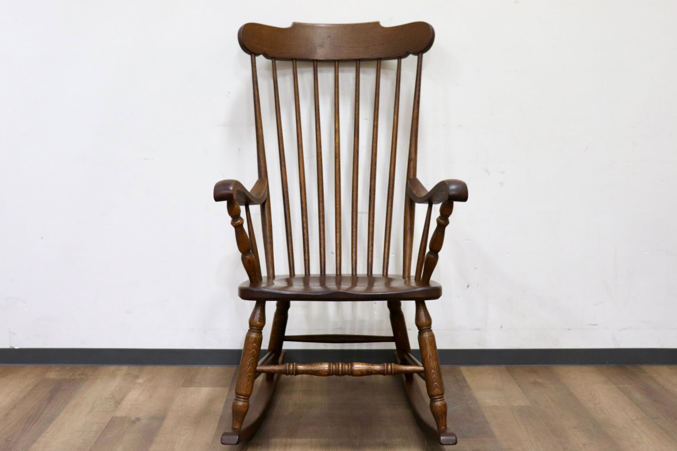 GMHK865○起立木工 / KIRITSU MOKKO ロッキングチェア 揺り椅子 アンティーク チェア 椅子 木製 カントリー 古民家