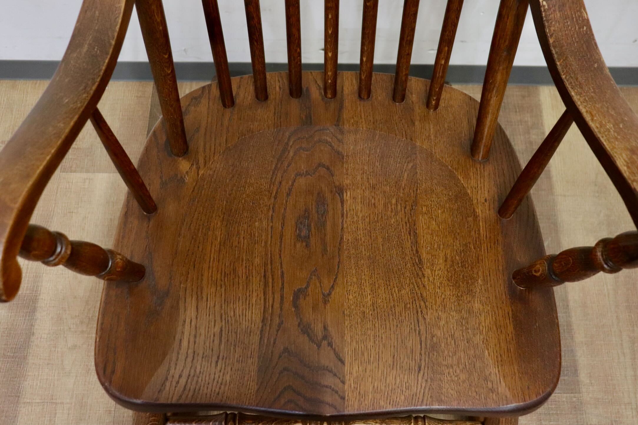 GMHK865○起立木工 / KIRITSU MOKKO ロッキングチェア 揺り椅子 アンティーク チェア 椅子 木製 カントリー 古民家