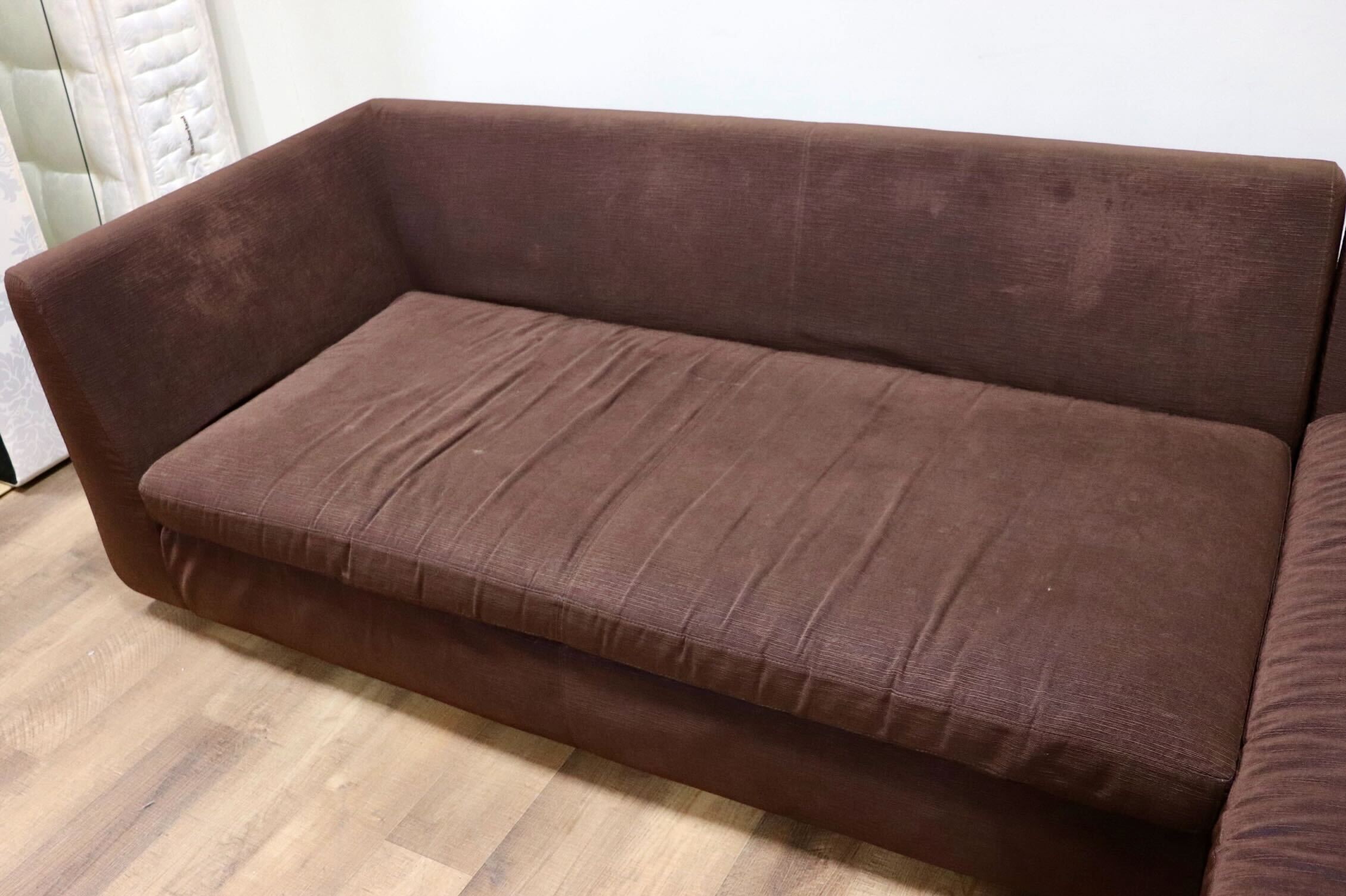 GMGN161○arflex / アルフレックス SONA ソーナ カウチソファ コーナーソファ ブラウン カバーリング イタリアモダン 最高級 定価約130万