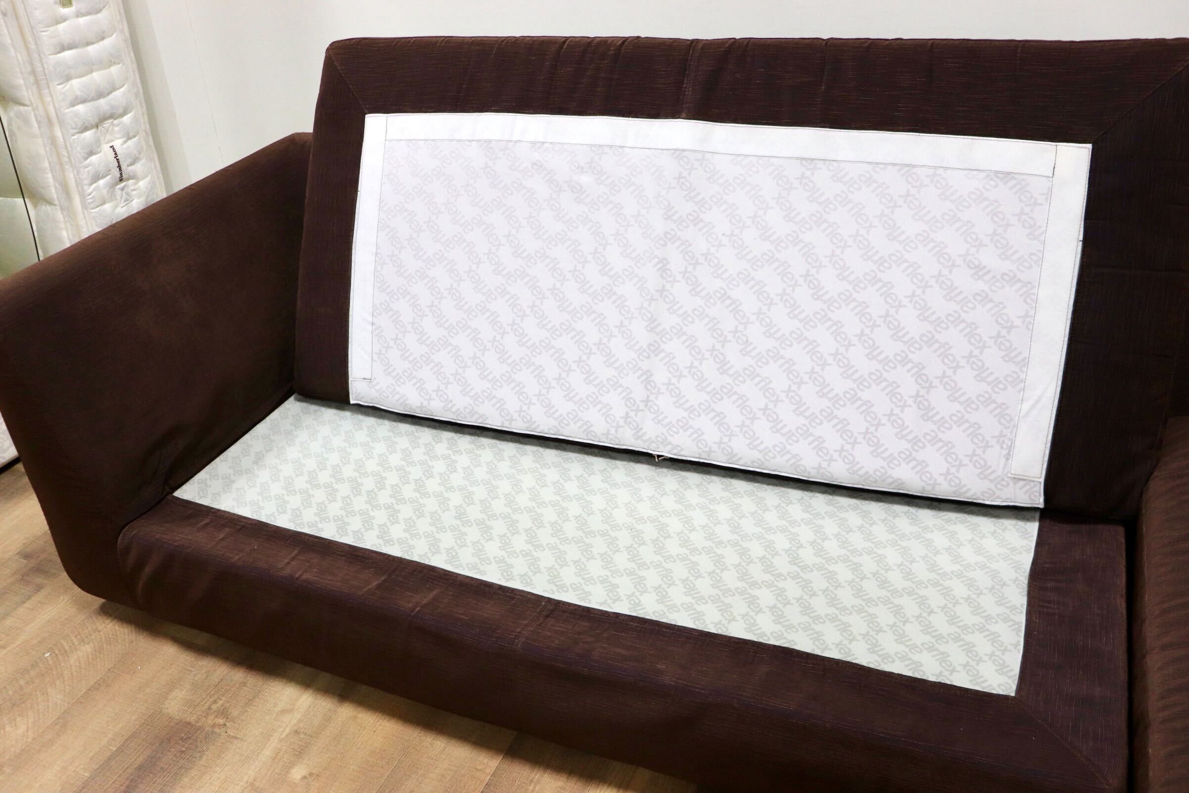 GMGN161○arflex / アルフレックス SONA ソーナ カウチソファ コーナーソファ ブラウン カバーリング イタリアモダン 最高級 定価約130万