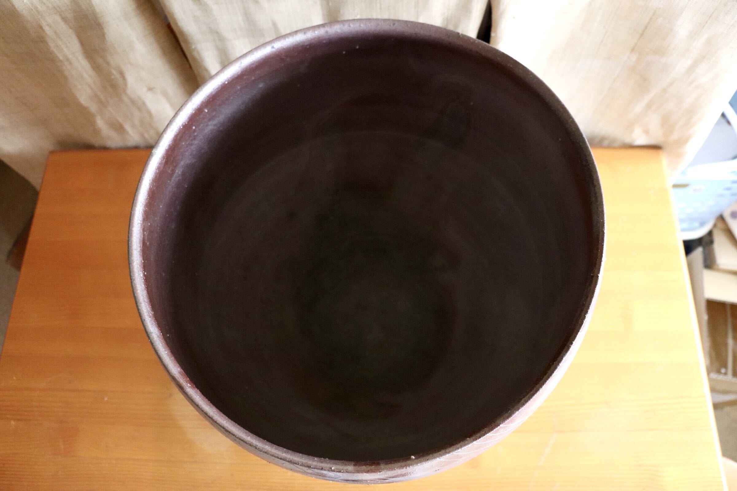 GMJI39◯悟窯 市野哲次 丹波焼 大深鉢 陶器 伝統工芸 丹波篠山