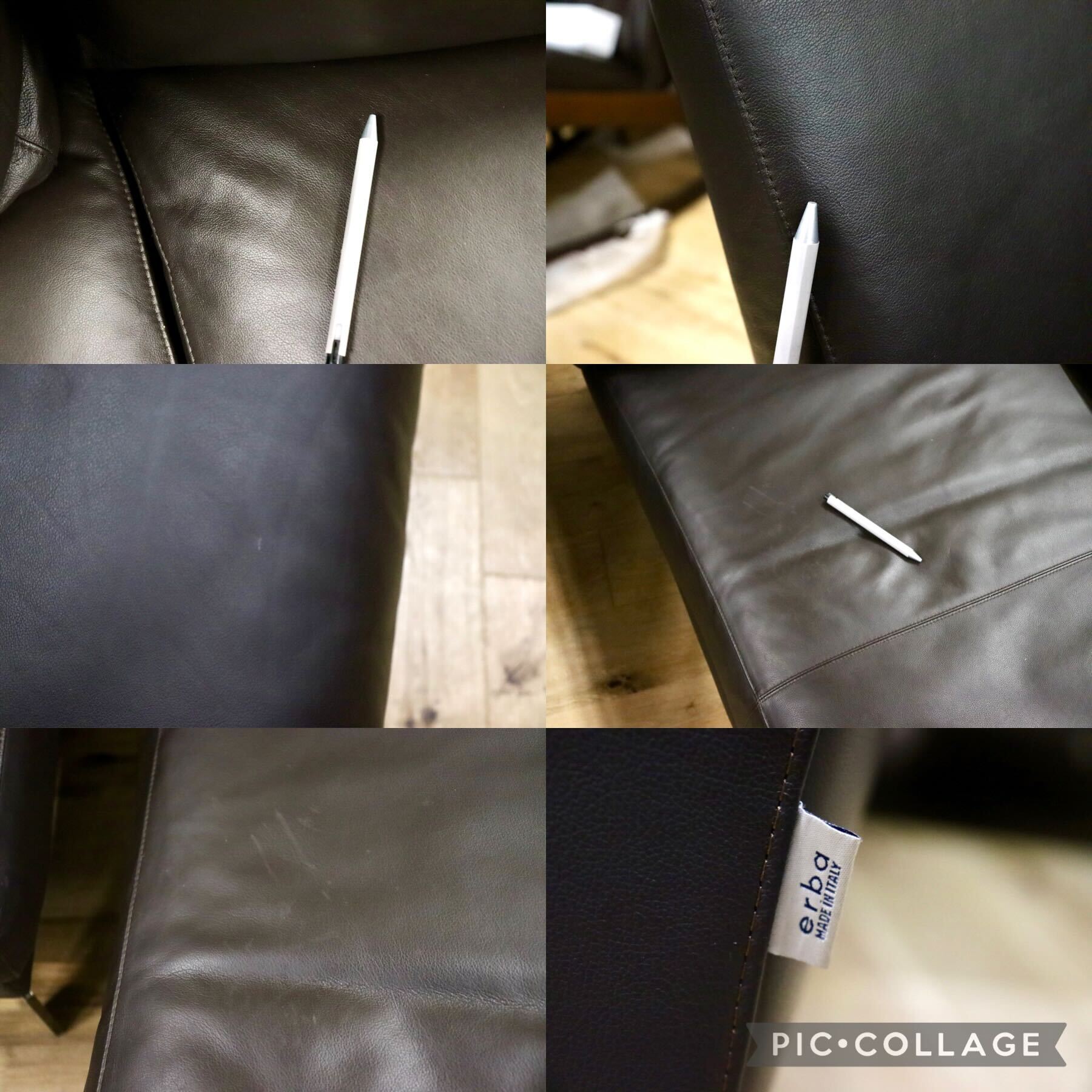 GMHF43○erba / エルバ オーロラ カウチソファ コーナーソファ 本革 フェザー イタリアモダン IDC大塚家具 定価約110万