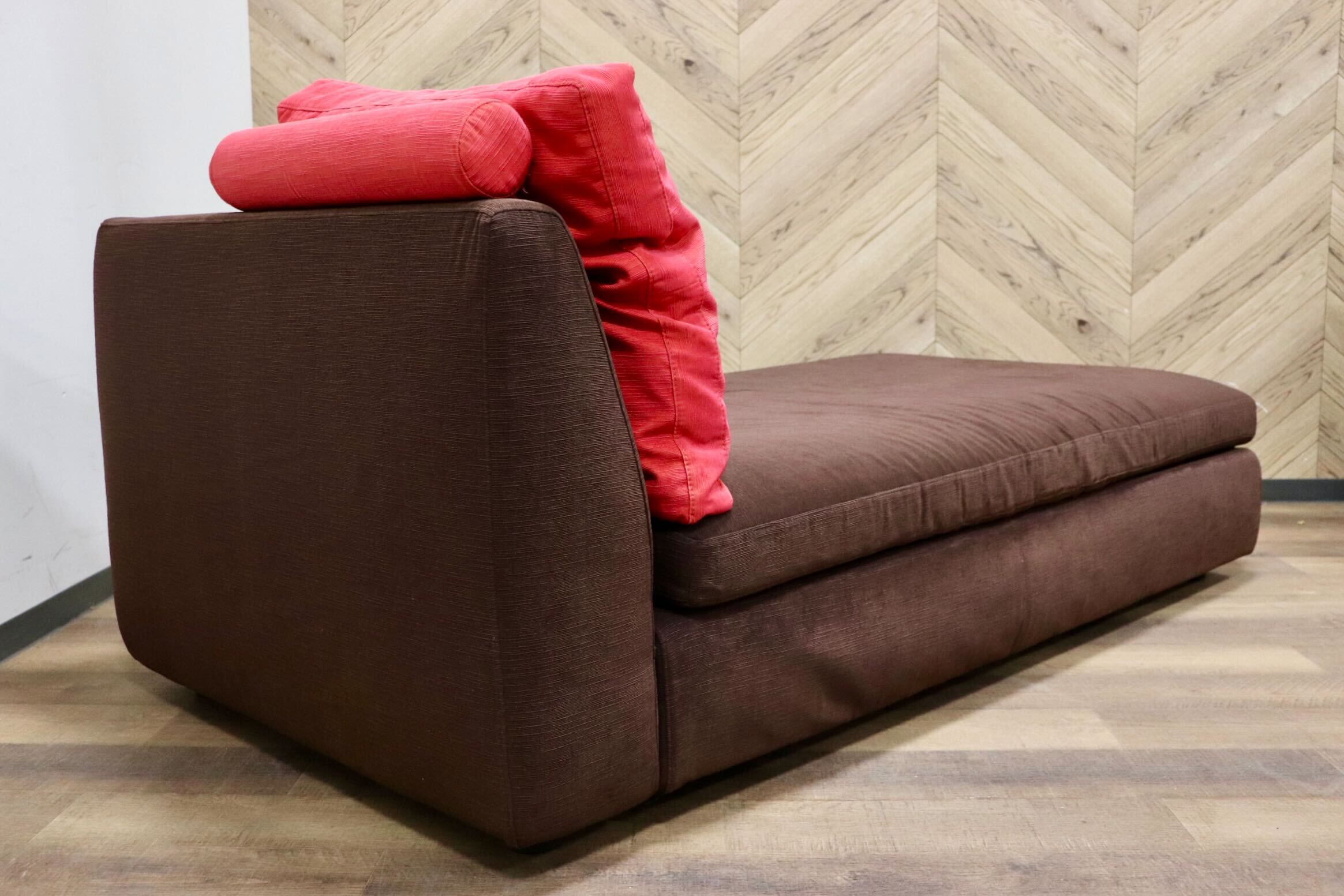 GMGN161○arflex / アルフレックス SONA ソーナ カウチソファ コーナーソファ ブラウン カバーリング イタリアモダン 最高級 定価約130万