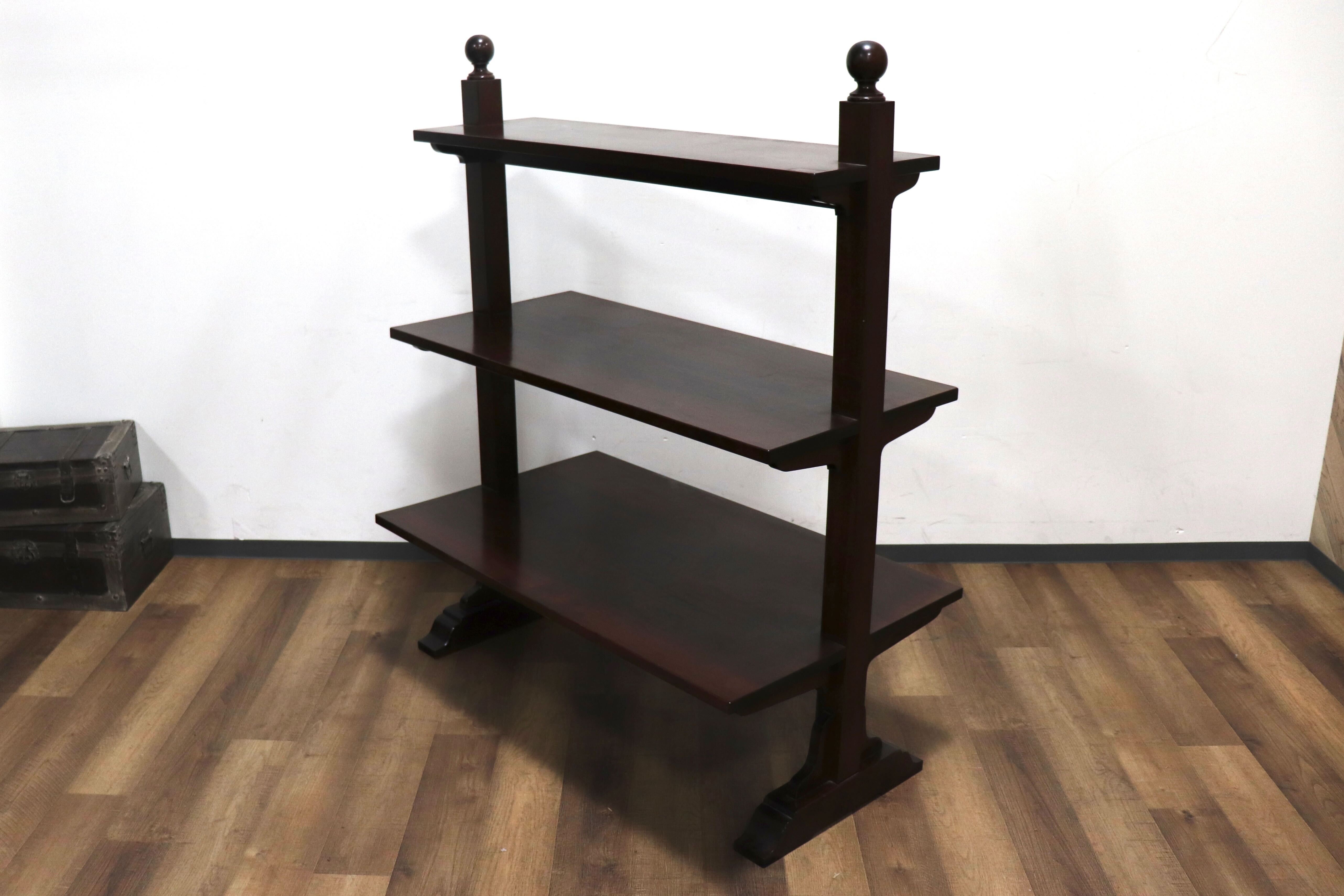 GMHN63○民芸家具 シェルフ 飾り棚 店舗什器 ミズメザクラ 無垢 アンティーク レトロ 和家具 和モダン 検) 松本民芸家具