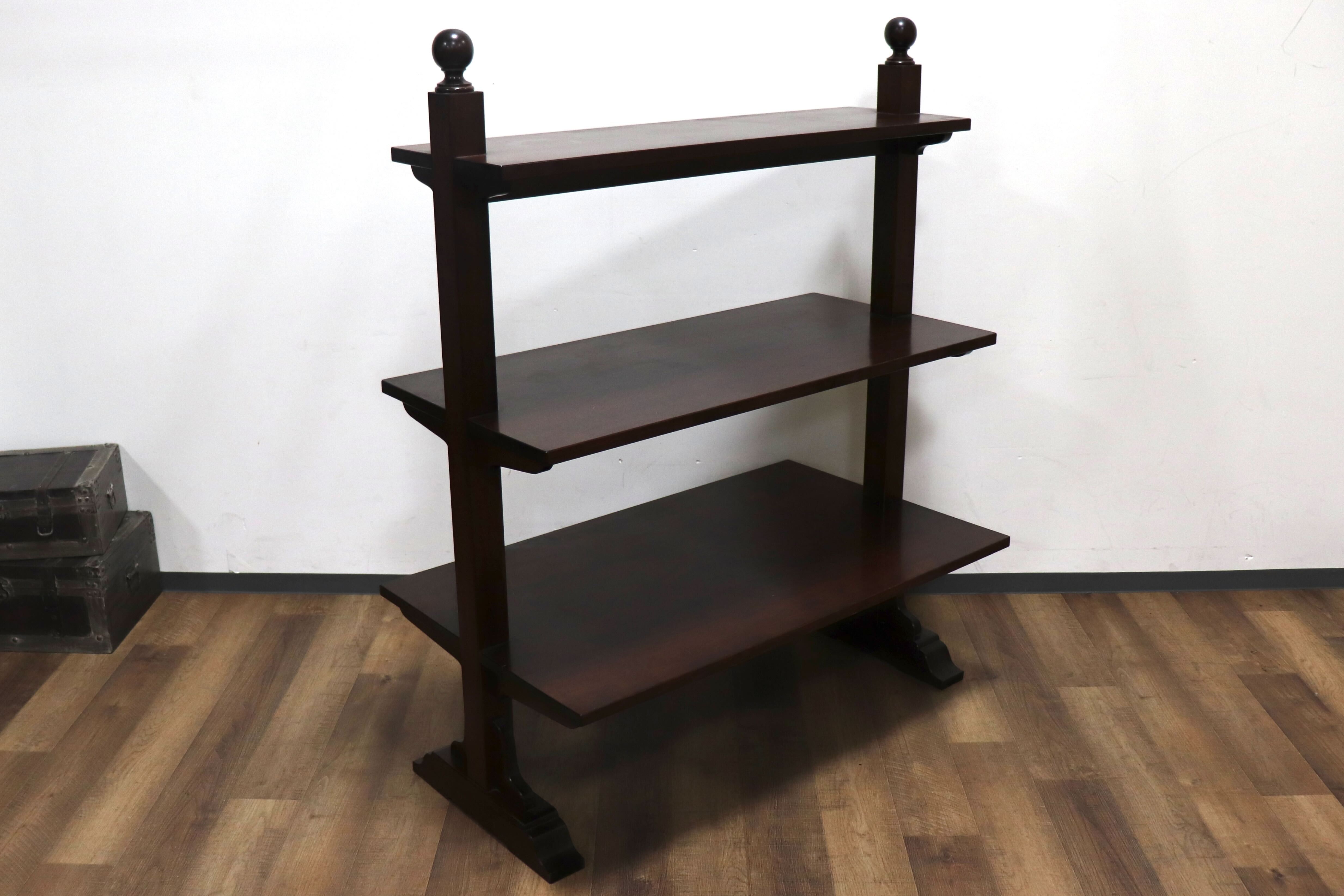 GMHN63○民芸家具 シェルフ 飾り棚 店舗什器 ミズメザクラ 無垢 アンティーク レトロ 和家具 和モダン 検) 松本民芸家具