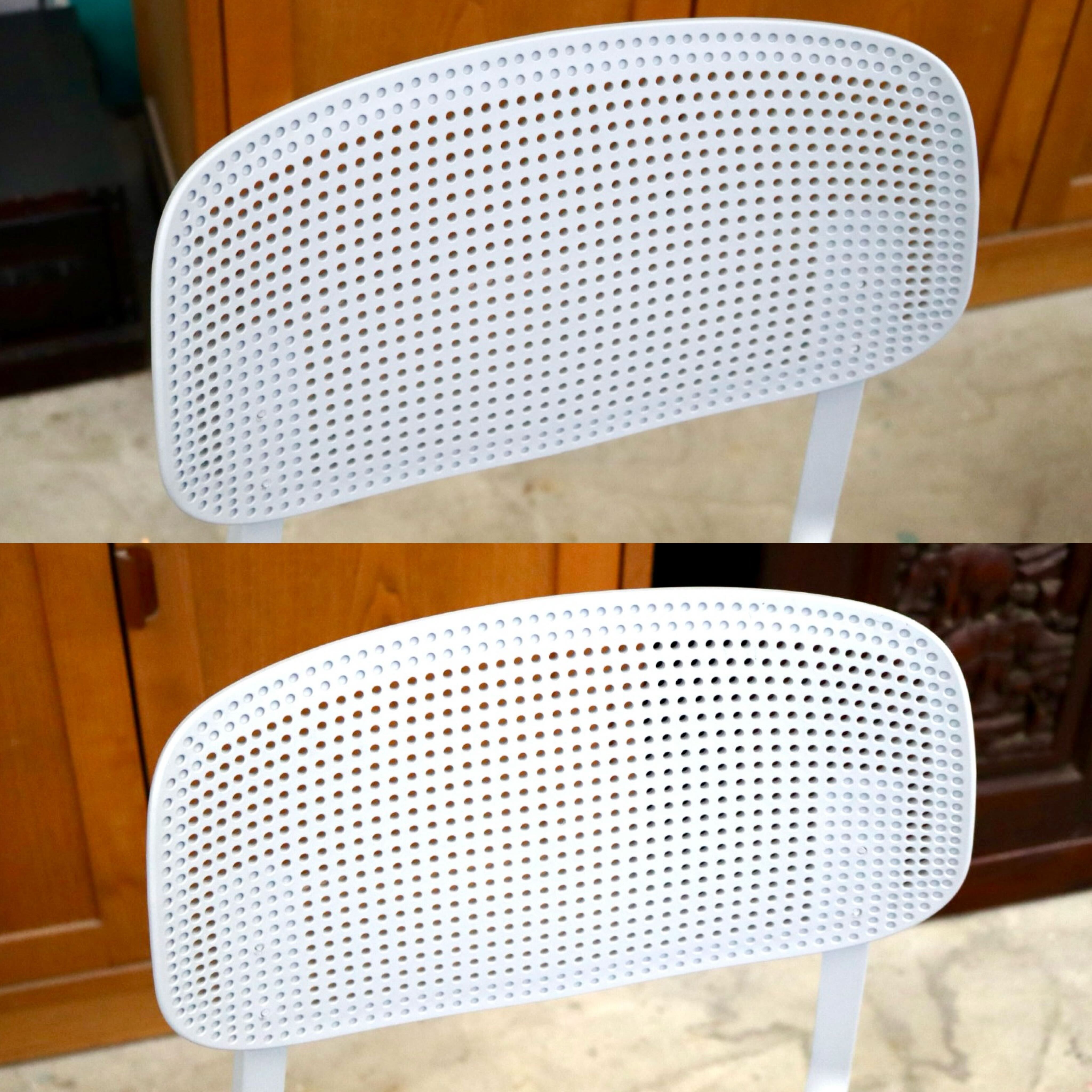 GMIS275D○KRISTALIA / クリスタリア COLANDER ダイニングチェア 椅子 2脚セット スタッキング モダン イタリア グレー 展示品 定価約10万