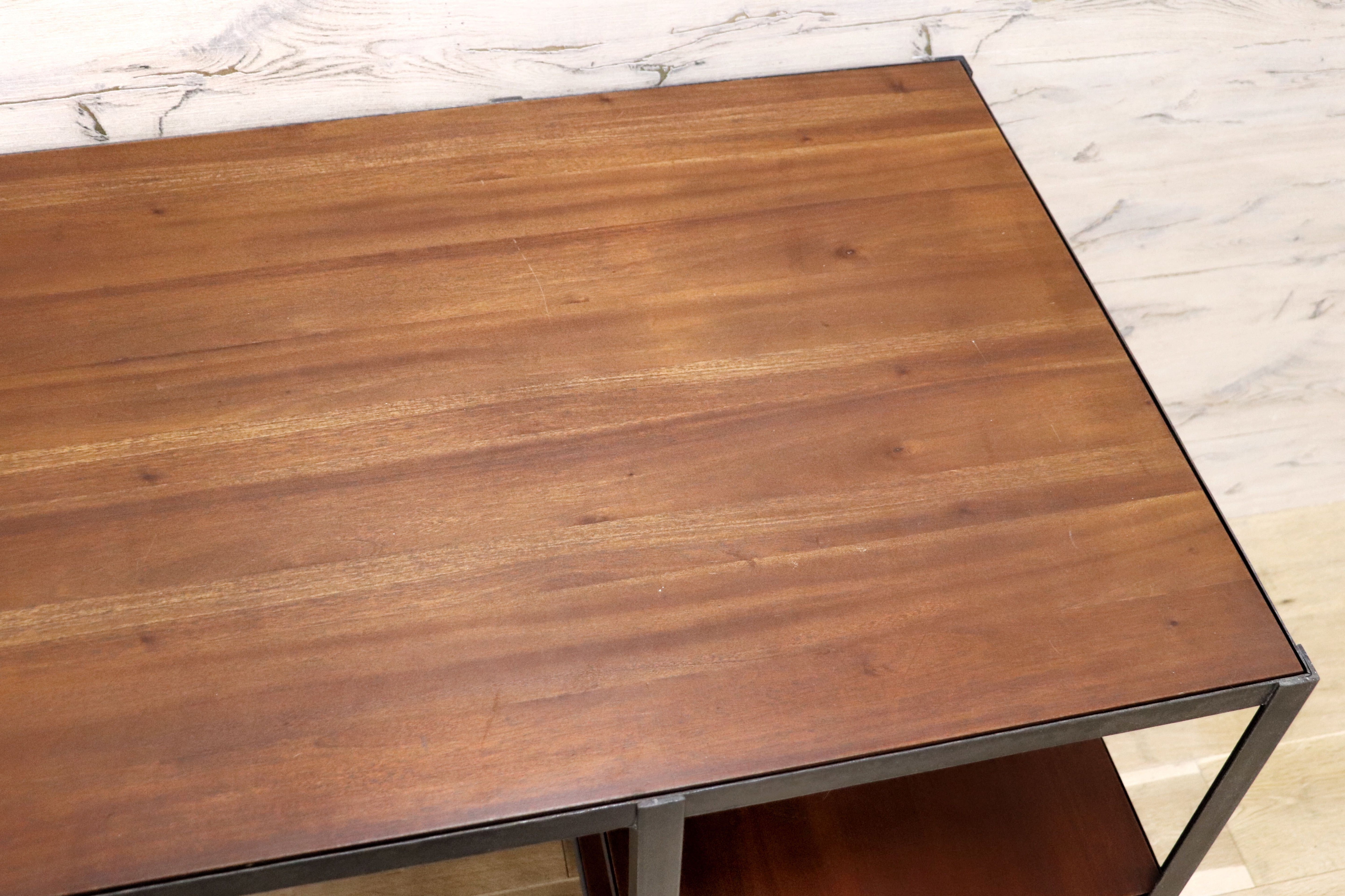 GMGK330A○unico / ウニコ LUMBER-mini ランバーミニ デスク 作業机 アイアン インダストリアル 定価約5万 稀少 廃番 人気モデル