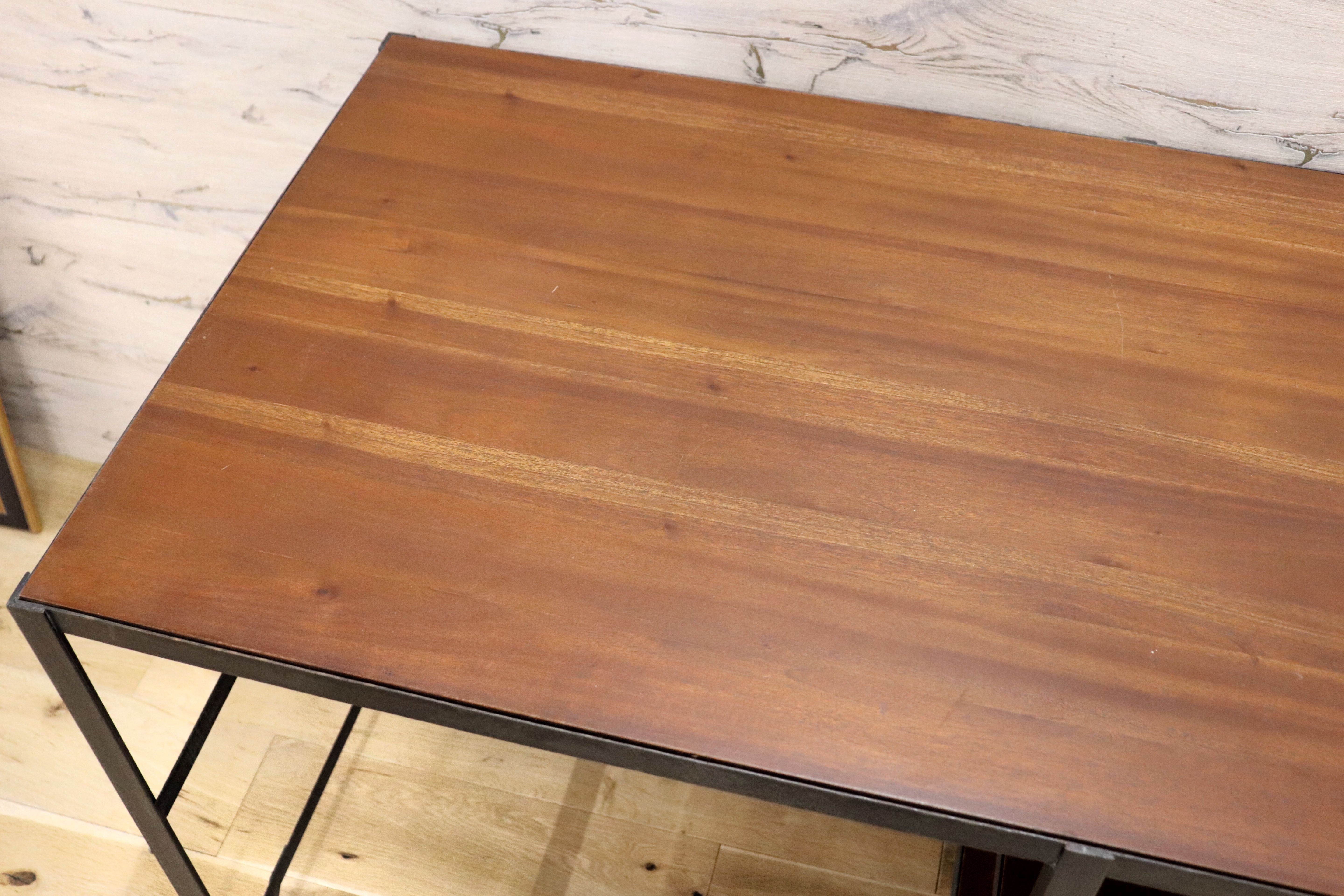 GMGK330A○unico / ウニコ LUMBER-mini ランバーミニ デスク 作業机 アイアン インダストリアル 定価約5万 稀少 廃番 人気モデル