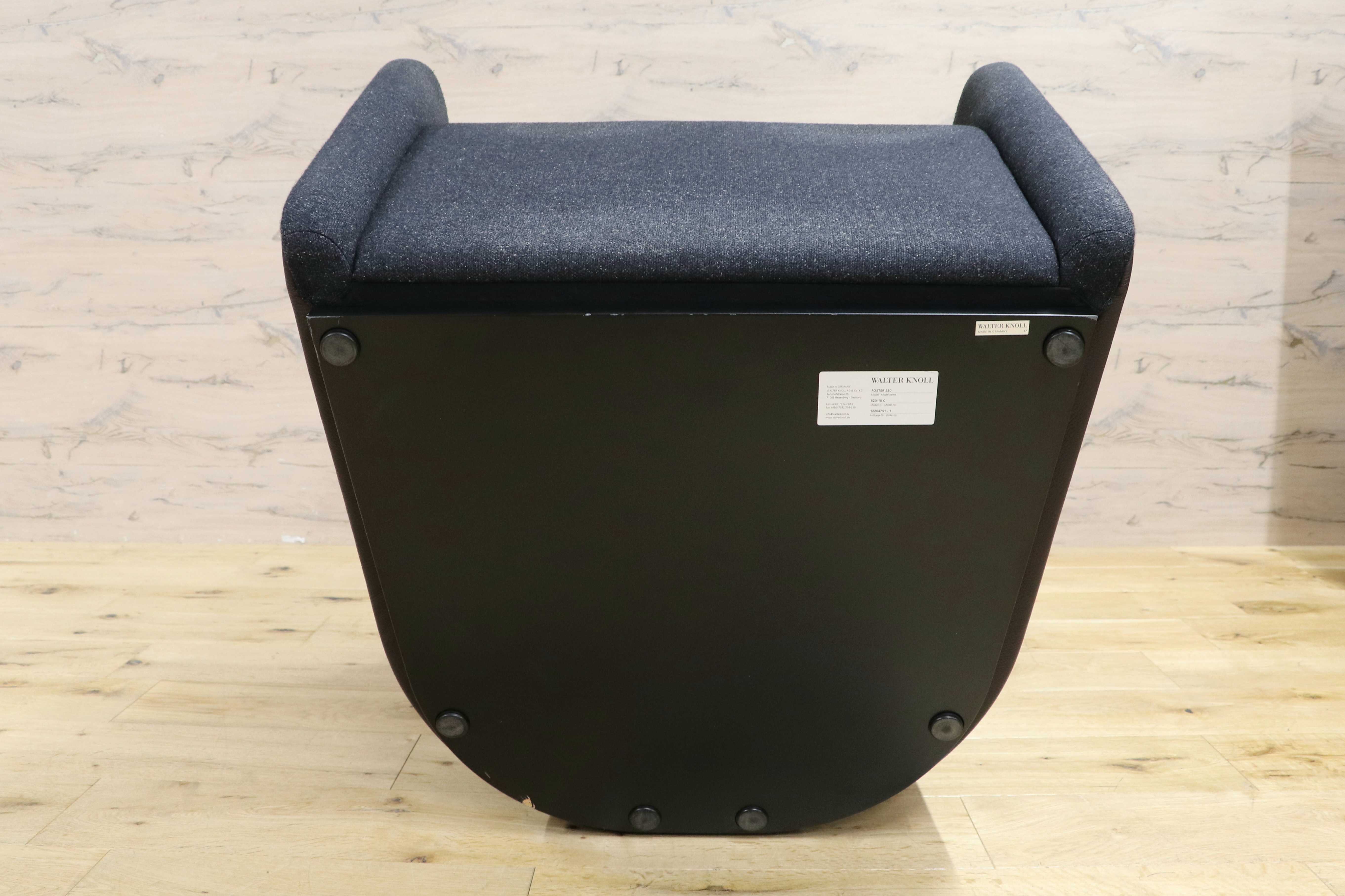 GMIO150B○Walter Knoll / ウォルターノル FOSTER520 フォスター クラブチェア ラウンジチェアシングルソファ 1人掛けソファ