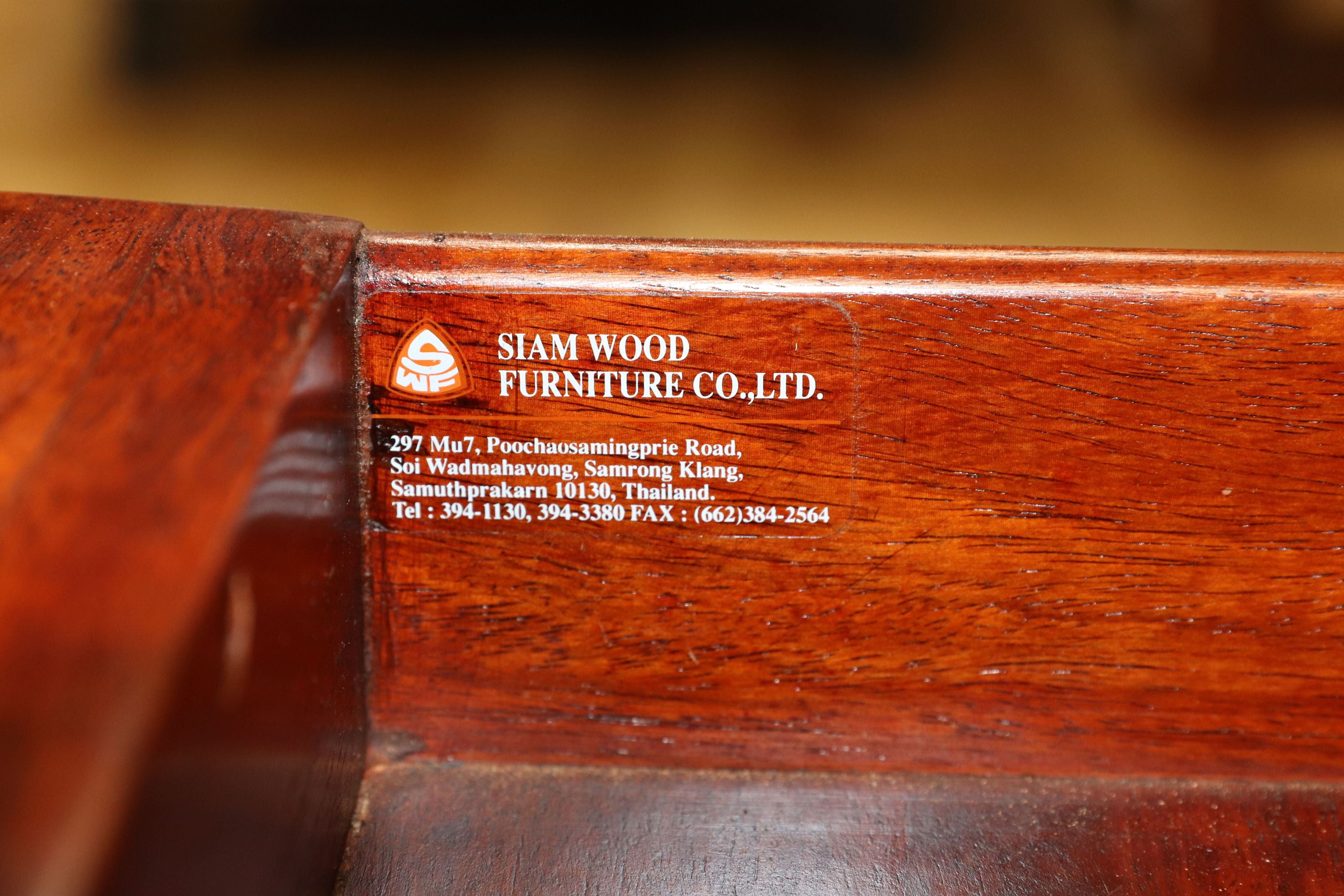 GMFK626B○SIAM WOOD FURNITURE サイドキャビネット 花台 飾り台 サイドテーブル エンドテーブル 中国美術 唐木家具