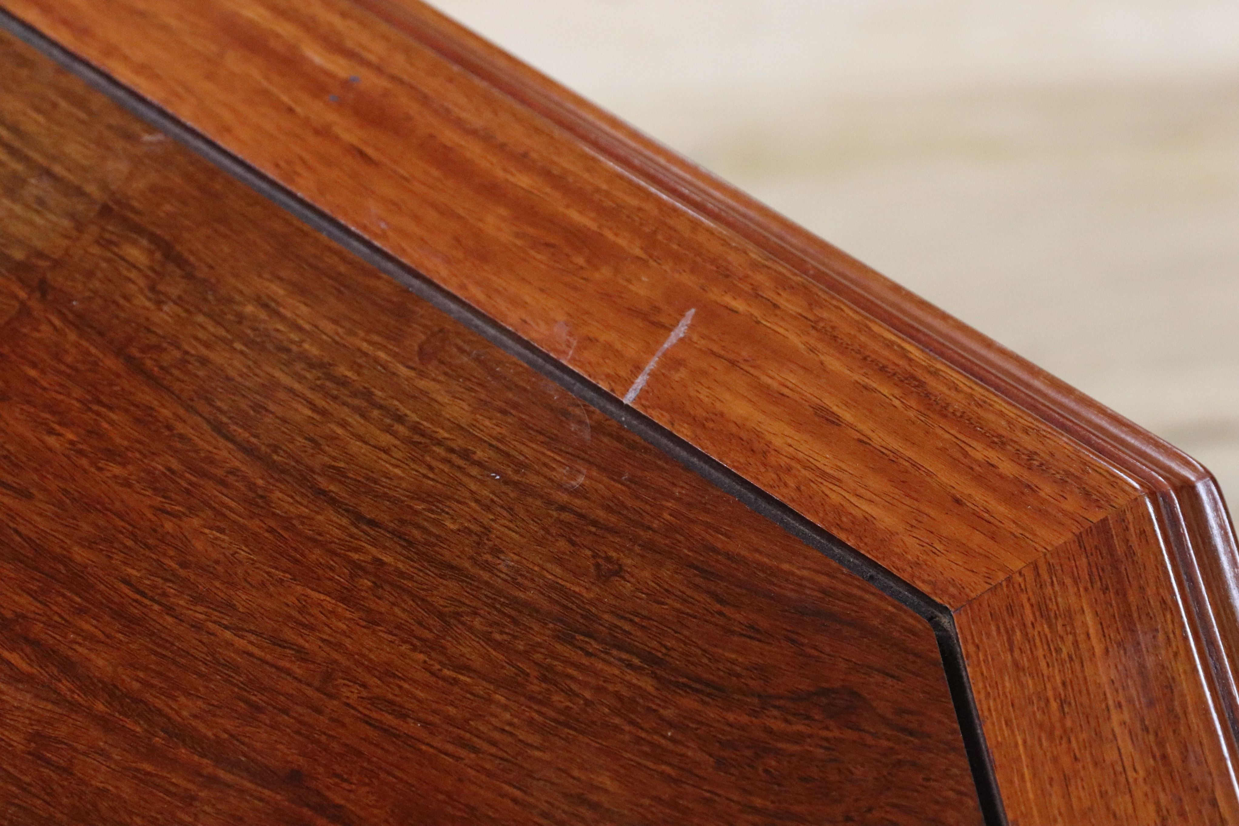 GMFK626B○SIAM WOOD FURNITURE サイドキャビネット 花台 飾り台 サイドテーブル エンドテーブル 中国美術 唐木家具