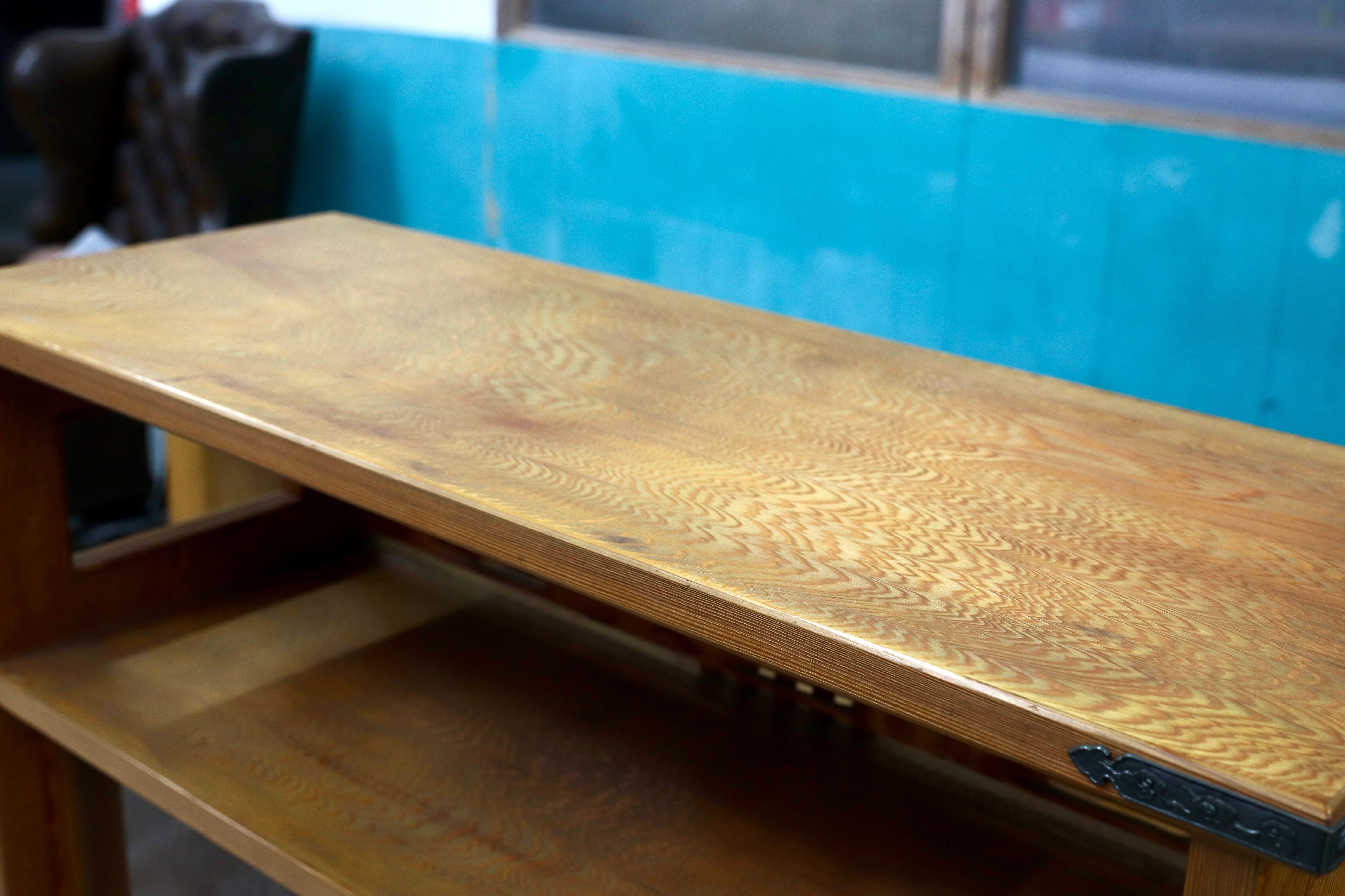 GMHH466○世界遺産屋久杉 茶棚 飾り棚 サイドボード リビングボード 和家具 和モダン 煎茶道具 レトロ 和室 座敷