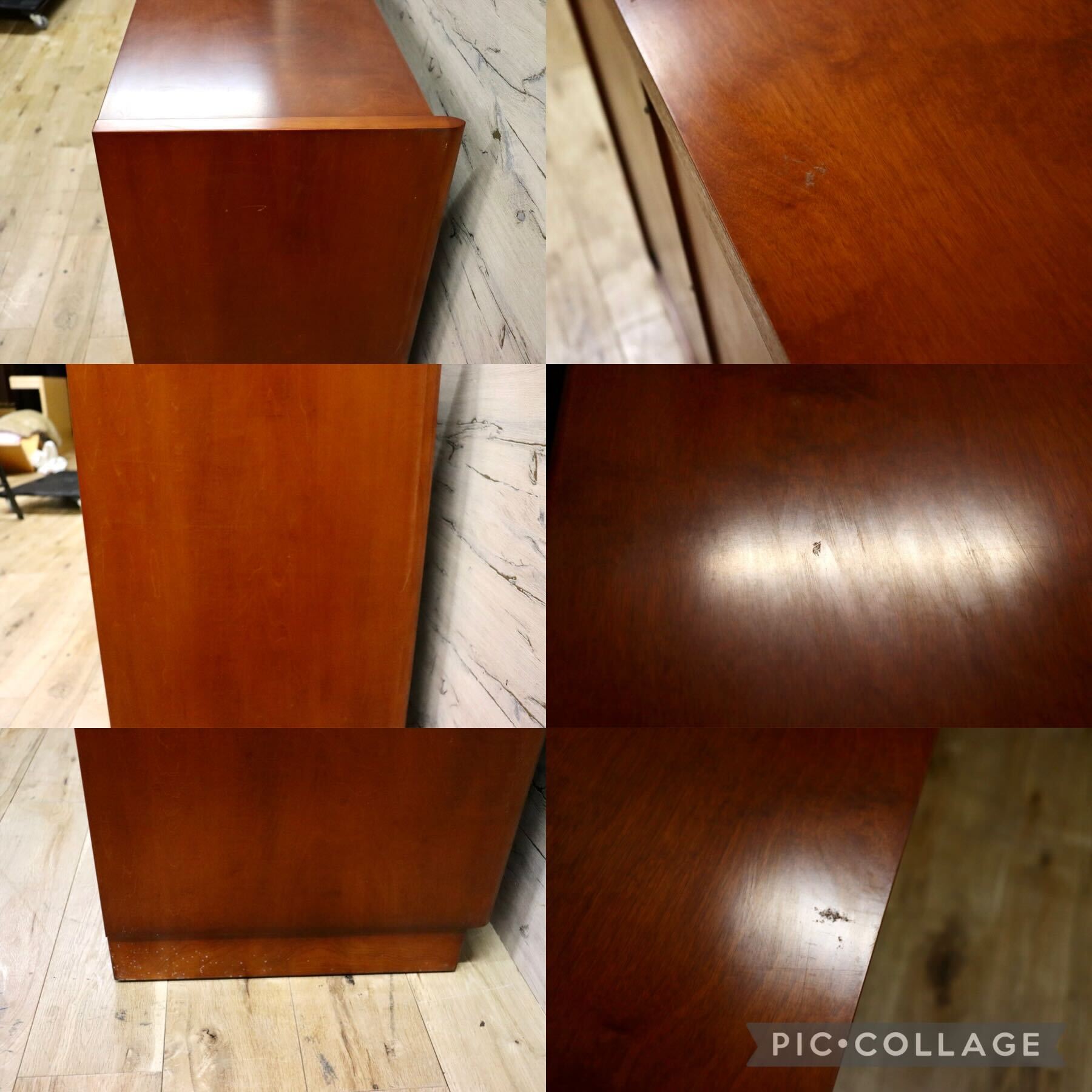 GMFH443○モリシゲ / MORISHIGE チアルズ サイドボード リビングボード キャビネット 飾り棚 収納家具 最高級 モダン 国産 約30万 展示品