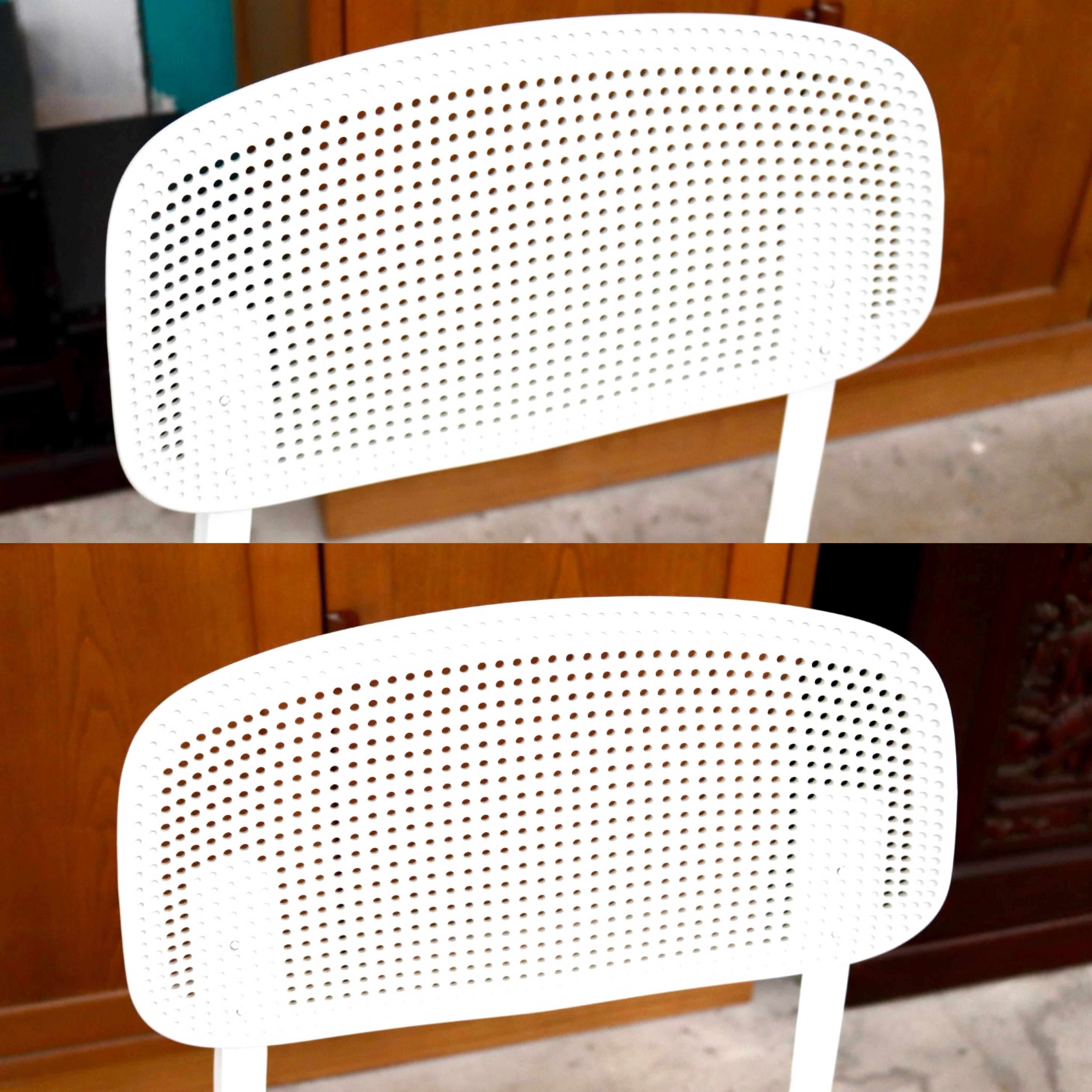 GMIS275F○KRISTALIA / クリスタリア COLANDER ダイニングチェア 椅子 2脚セット スタッキング モダン イタリア 白 展示品 定価約10万