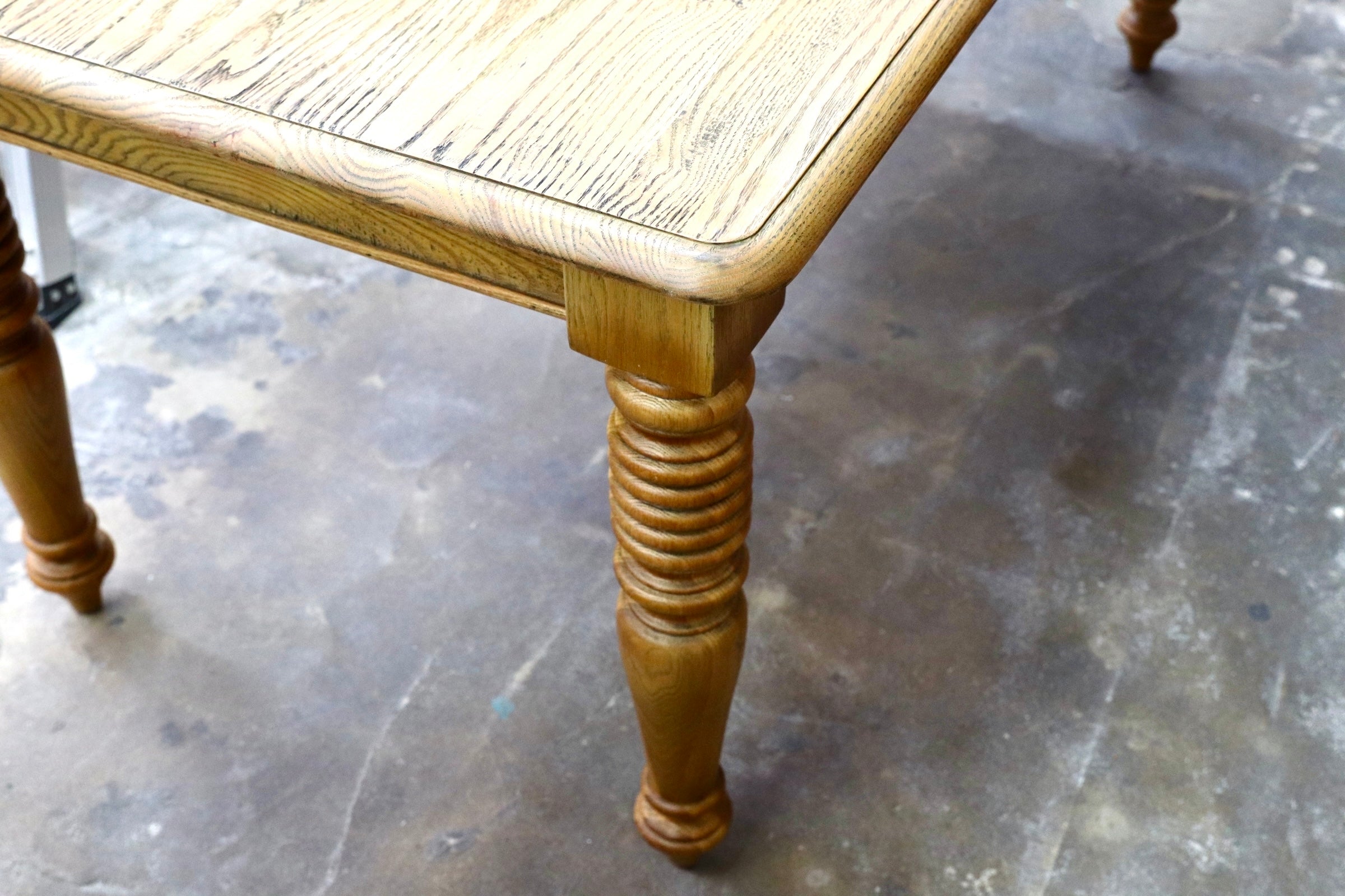 GMJH227○CRASH GATE / クラッシュゲート knot antiques メルツ ダイニングテーブル オーク材 アンティーク調 定価約31.4万円 展示品