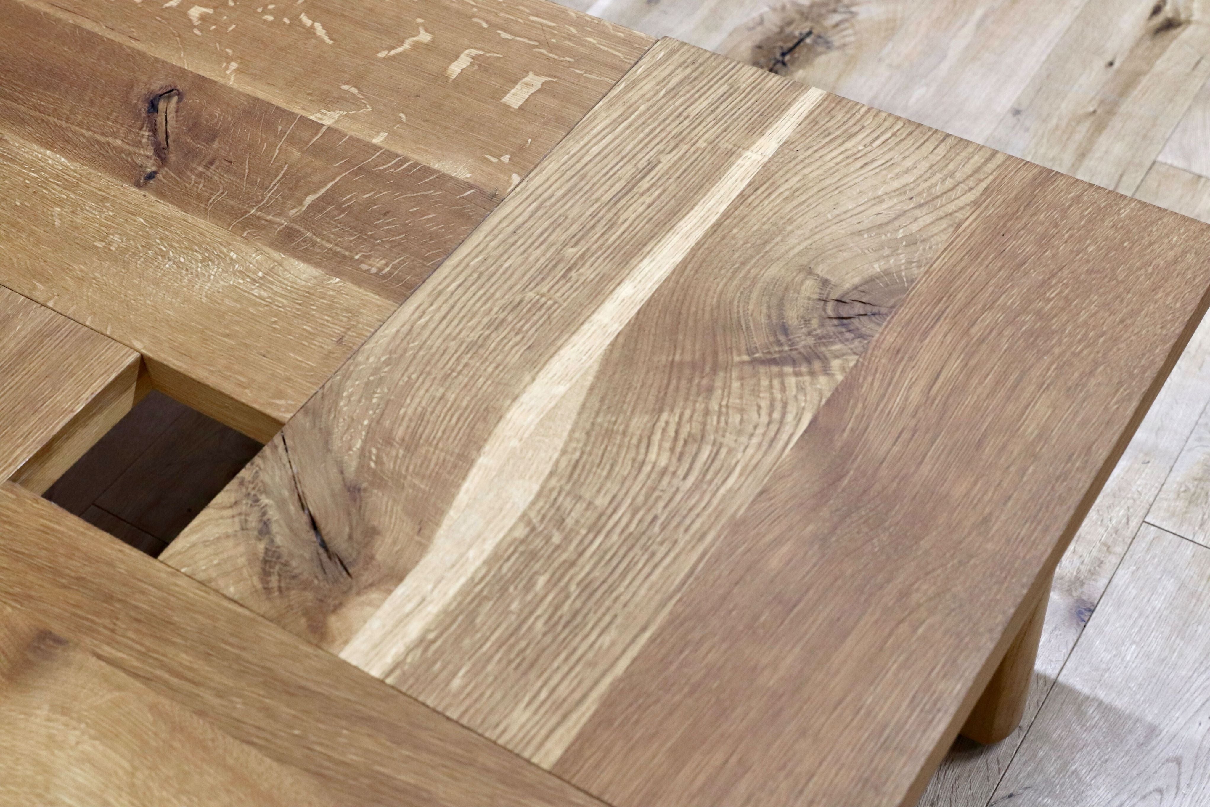 GMFH378○飛騨産業 / HIDA キツツキ 森のことば センターテーブル リビングテーブル オーク無垢材 オイル仕上 定価19.3万 展示品