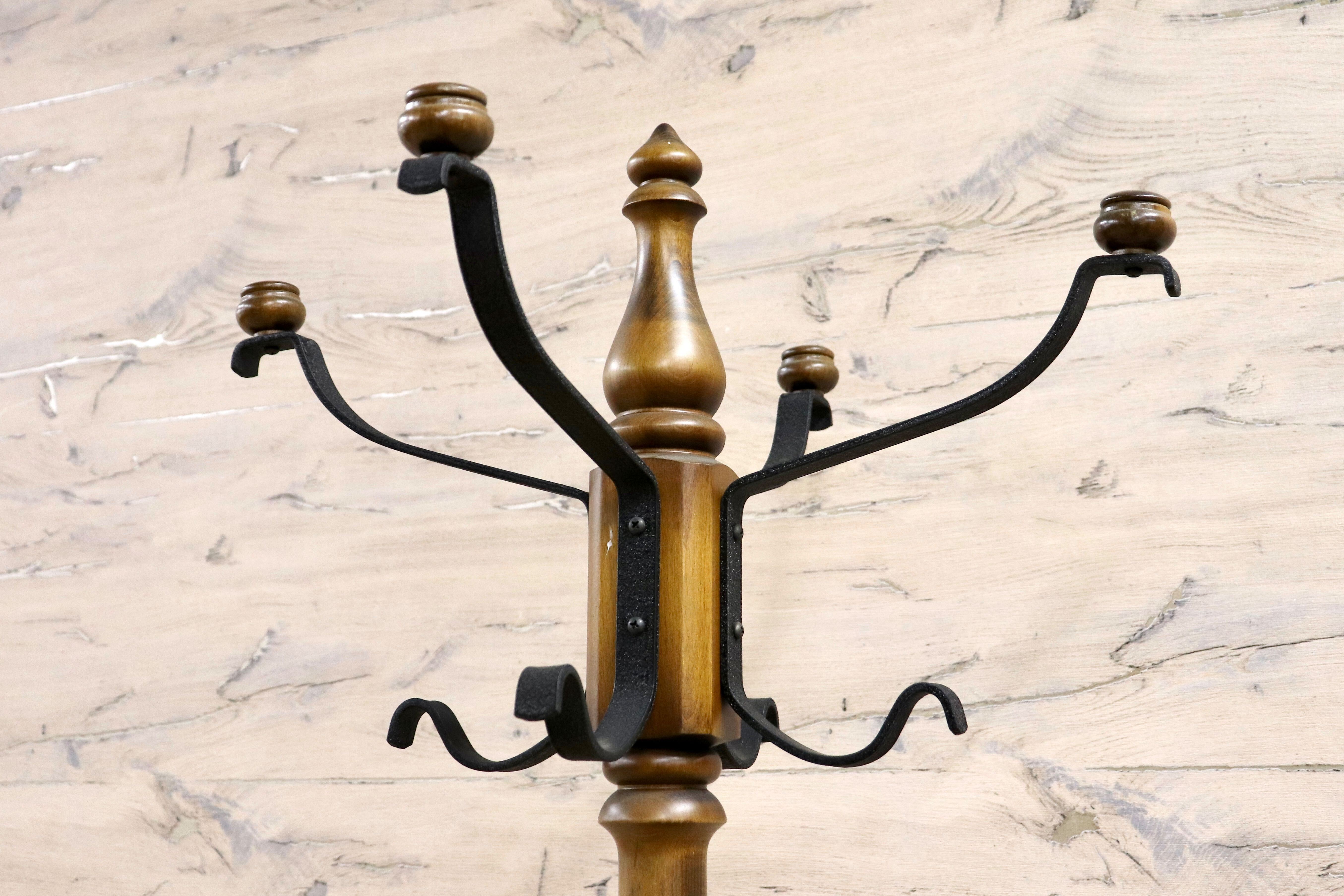 GMHS480○karimoku / カリモク コロニアル コートハンガー ポールハンガー 帽子掛け ハンガーラック ポールスタンド 国産家具 展示品