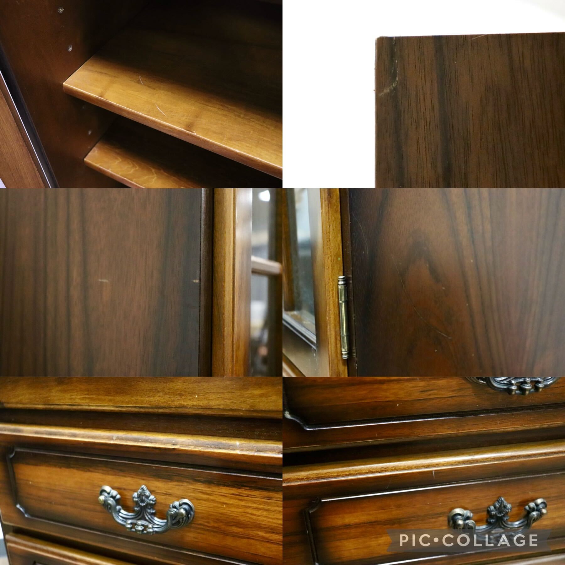 GMHS50○karimoku / カリモク コロニアル 本棚 本箱 書棚 飾り棚 ブックシェルフ キャビネット カントリー クラシック 国産家具 定価約20万