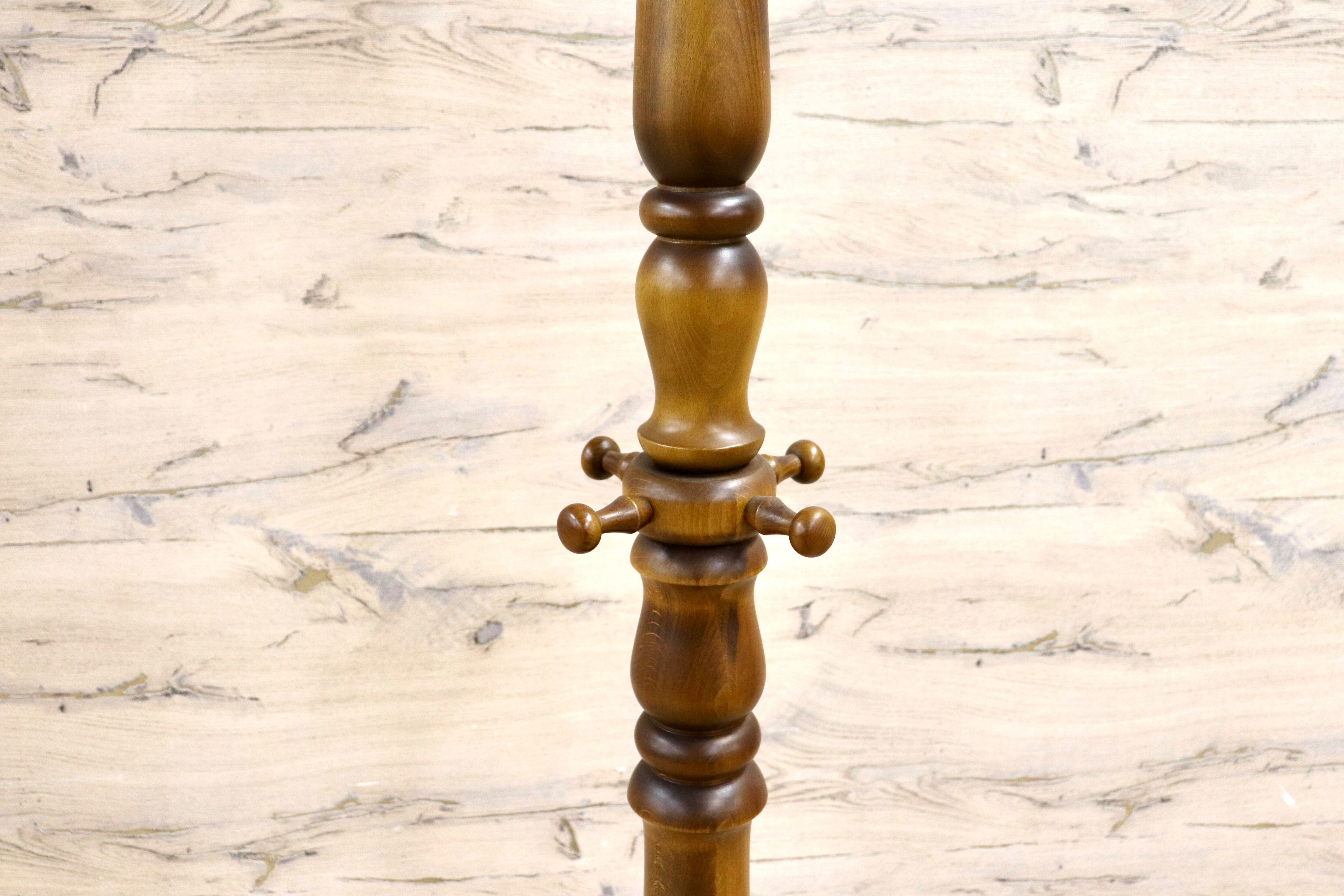 GMHS480○karimoku / カリモク コロニアル コートハンガー ポールハンガー 帽子掛け ハンガーラック ポールスタンド 国産家具 展示品