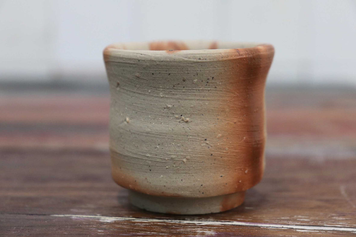 GMJH402C◯備前焼 木村隆明作 ぐい呑 酒呑 酒器 酒杯 共箱 栞付 一陽窯 伝統工芸