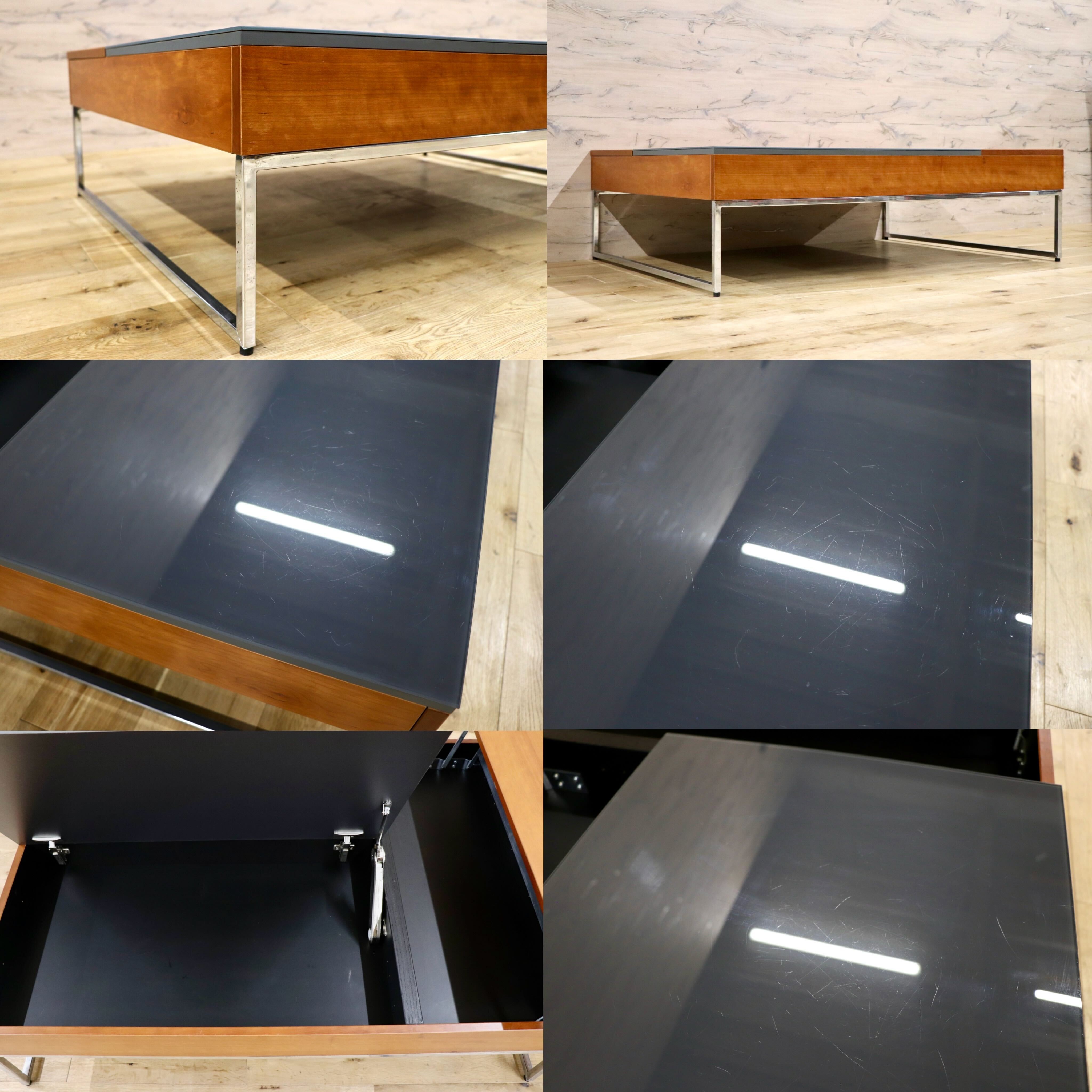 GMIK258○BoConcept / ボーコンセプト Chiva シーバ コーヒーテーブル 収納付 ウォールナット 北欧スタイル デンマーク モダン