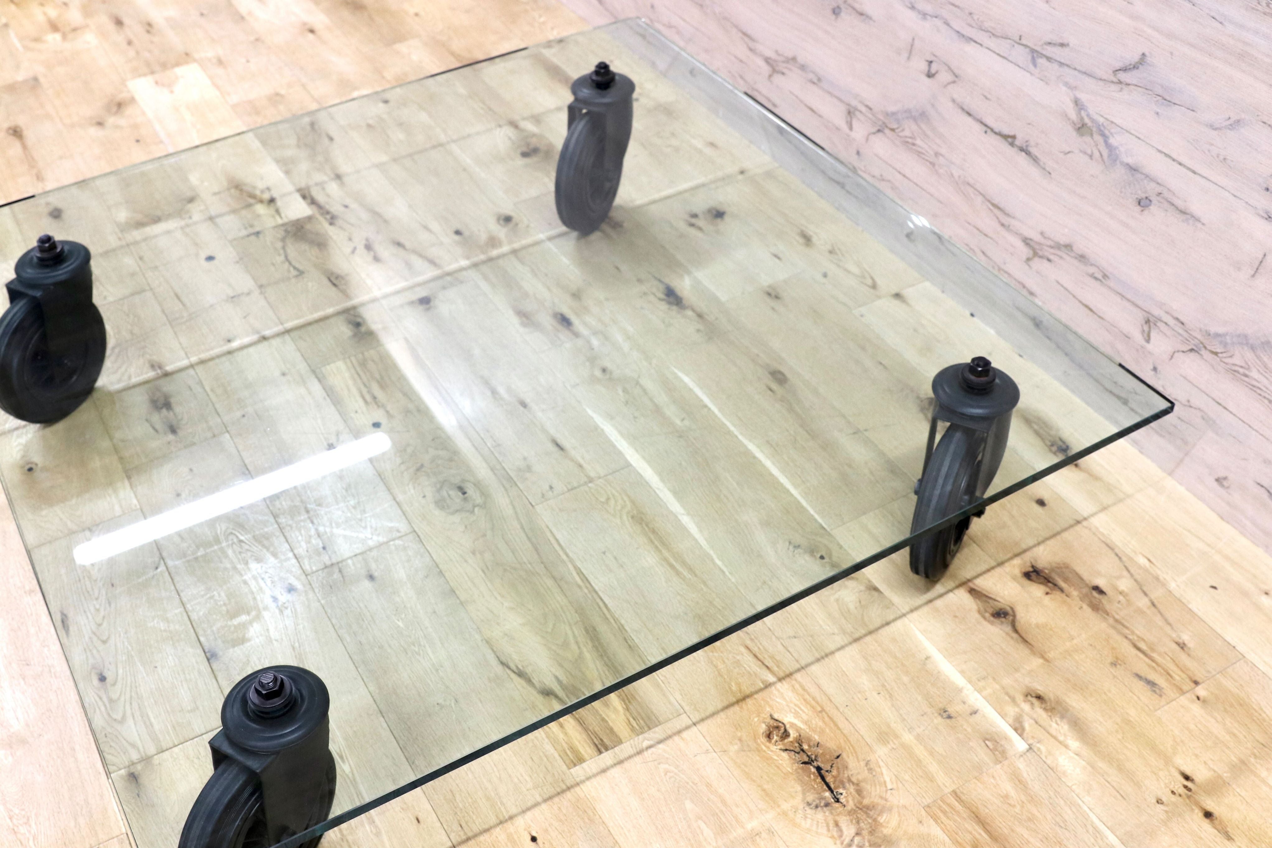 GMFN206○Cassina ixc / カッシーナ FontanaArte フォンタナアルテ ガラステーブル イタリア モダン 廃番 名作 希少