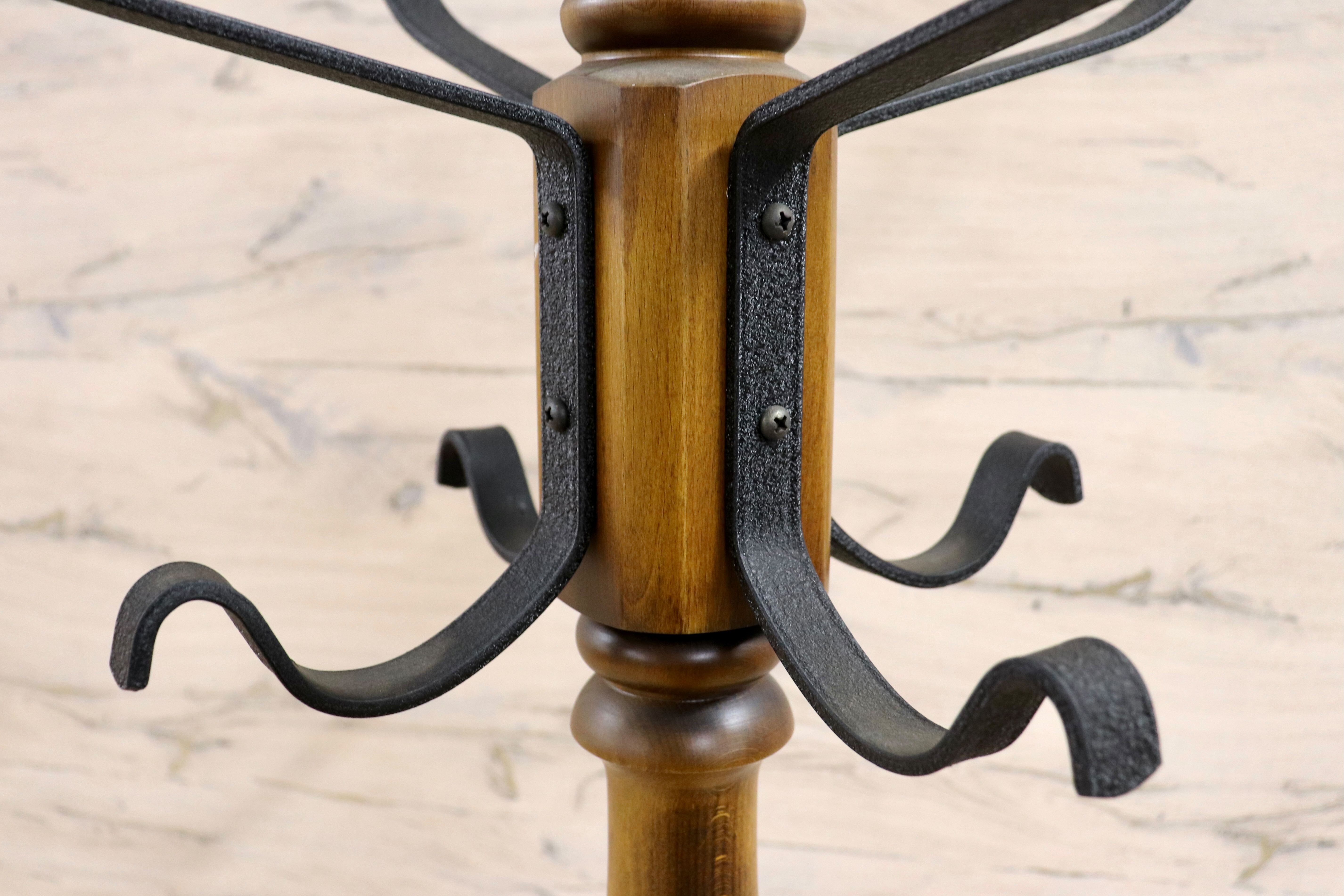 GMHS480○karimoku / カリモク コロニアル コートハンガー ポールハンガー 帽子掛け ハンガーラック ポールスタンド 国産家具 展示品