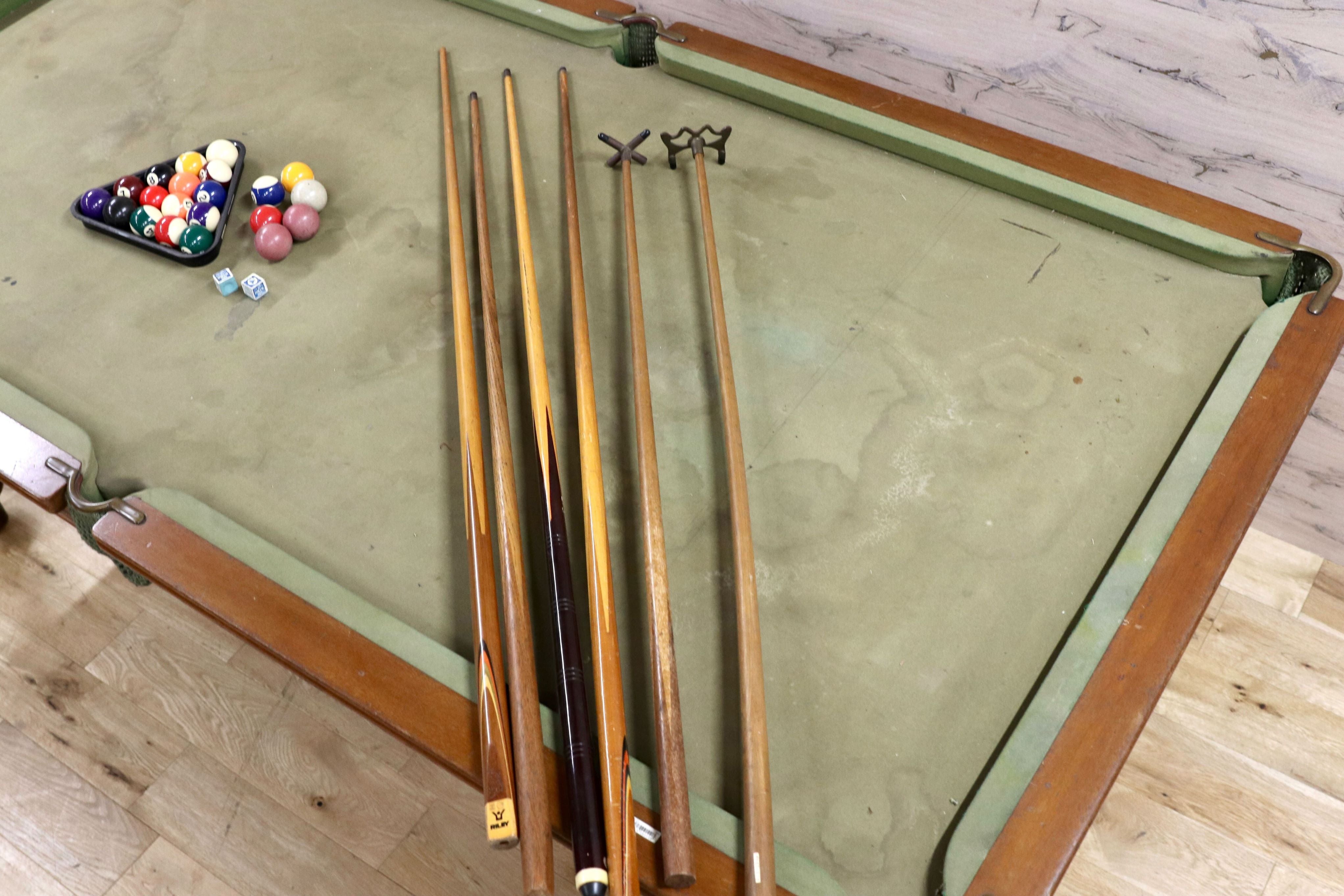 GMFN428○Howarth Nuttall 英国 イギリス アンティーク 1930年代 超希少 スヌーカーテーブル ビリヤード台 店舗什器 遊技台※発送不可