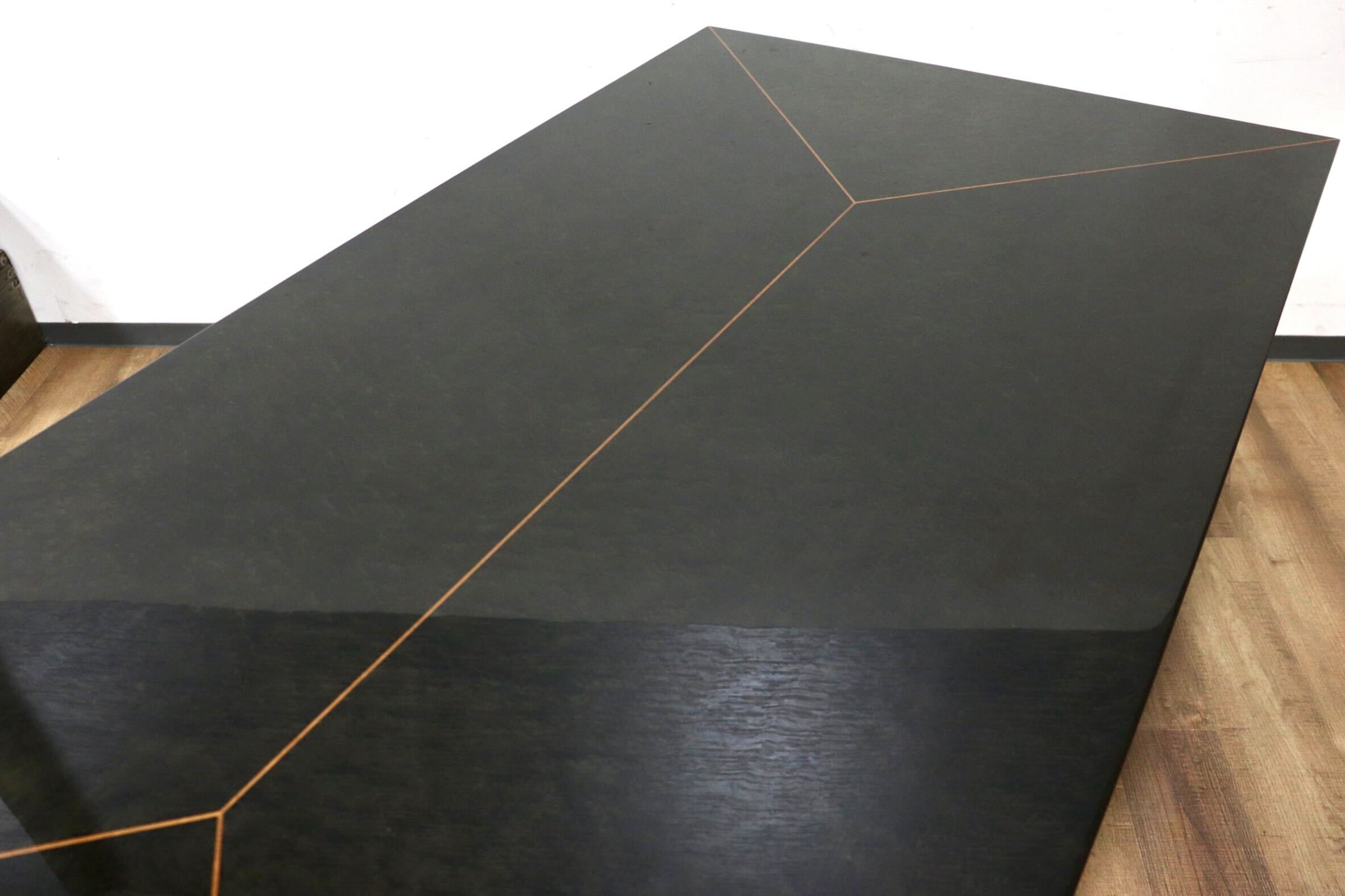 GMHS284○IDC大塚家具 スプレンダー ダイニングテーブル 食卓テーブル バーズアイメープル 最高級 エレガント ブラック モダン 定価約55万