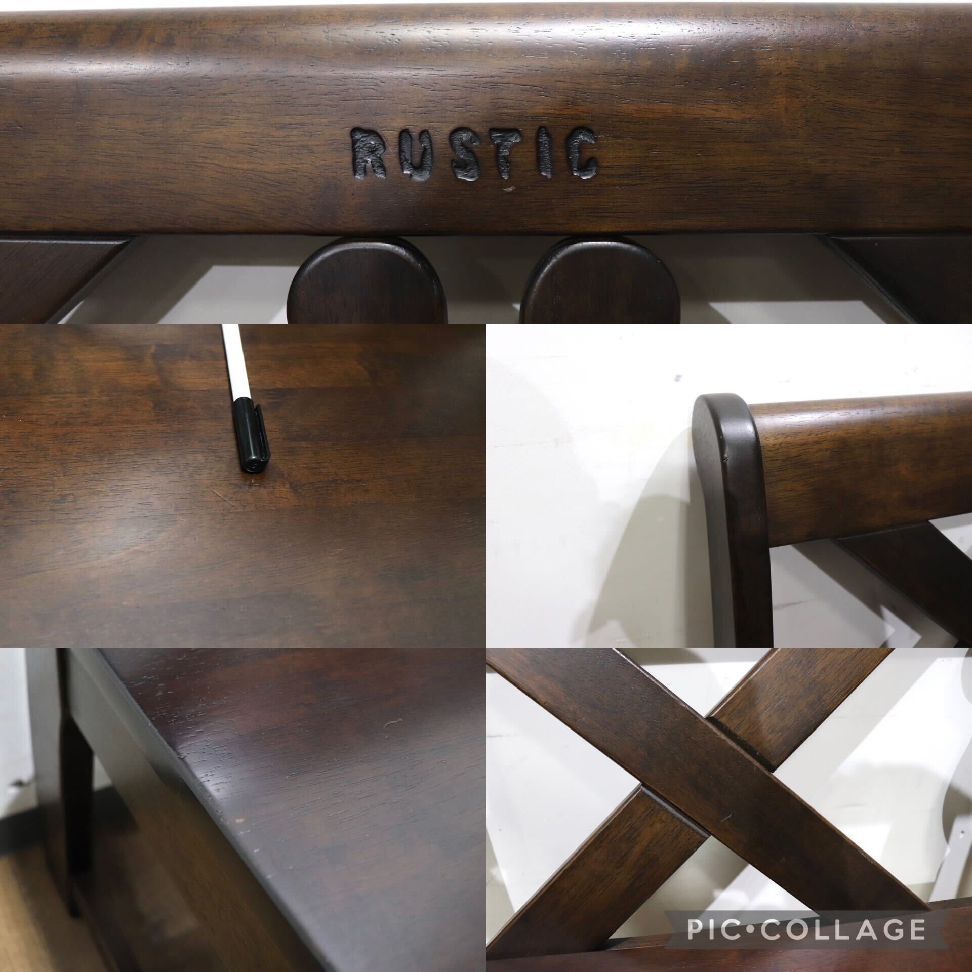 GMHN255○karimoku/カリモク RUSTIC ルスティック ベンチ ダイニングチェア 椅子 レトロ カントリー コロニアル 人気廃番シリーズ 国産家具