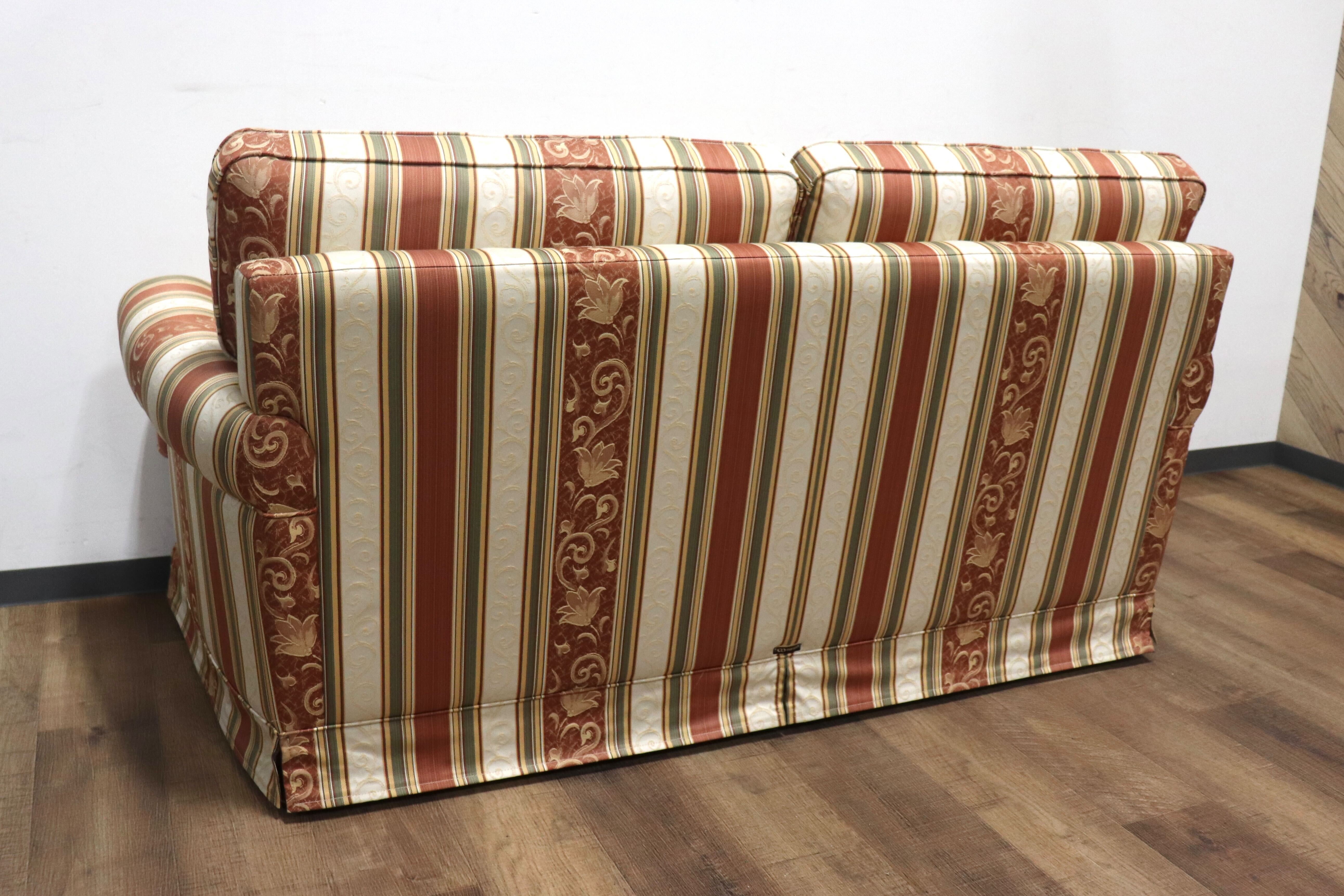 GMHK193○maruni / マルニ 地中海 モナコハイ 2人掛けソファ ラブソファ 2シーター ファブリック エレガント ヨーロピアン 定価約26万