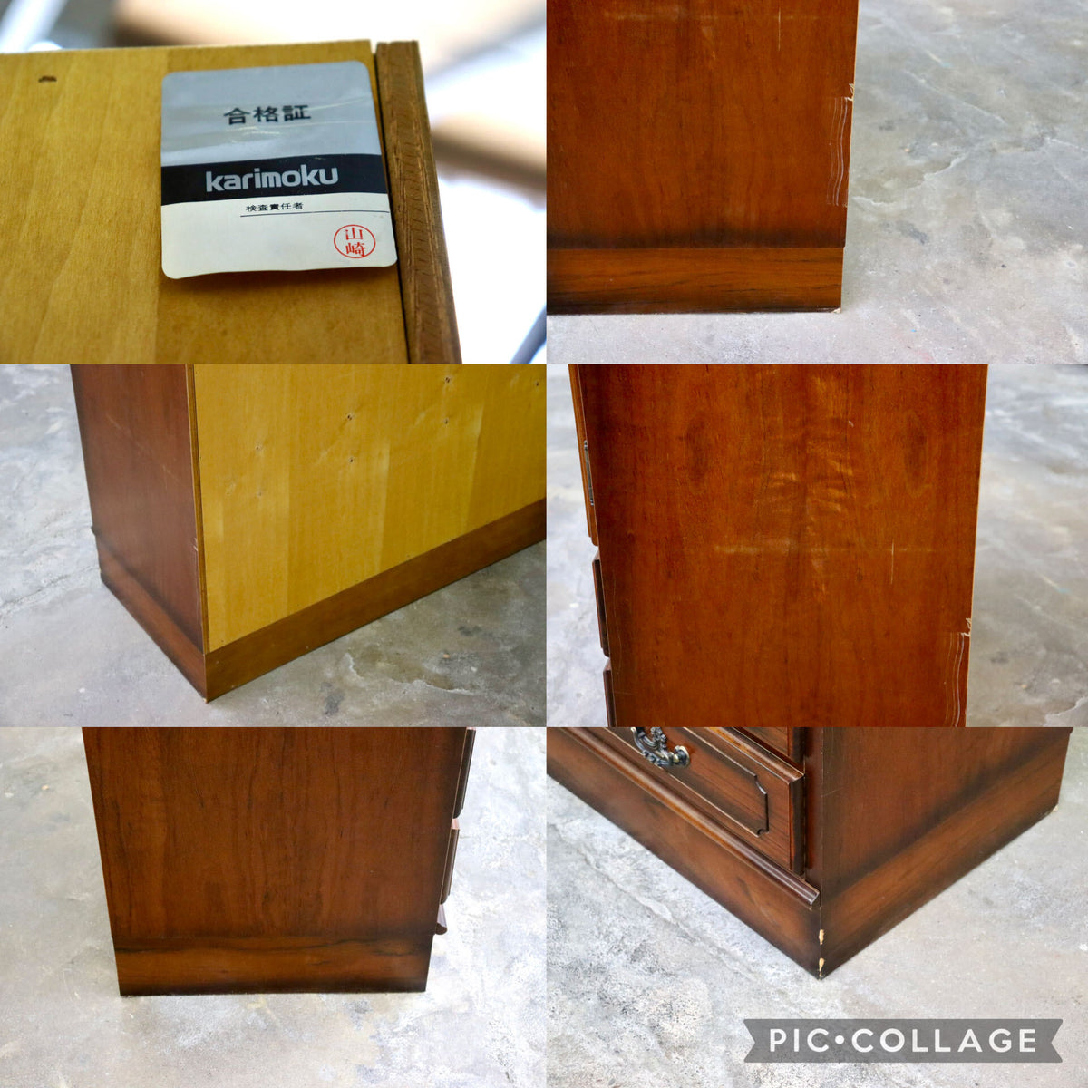 GMJH314◯karimoku / カリモク コロニアル 本棚 ブックシェルフ 書棚 キャビネット 飾り棚 カントリー 国産家具