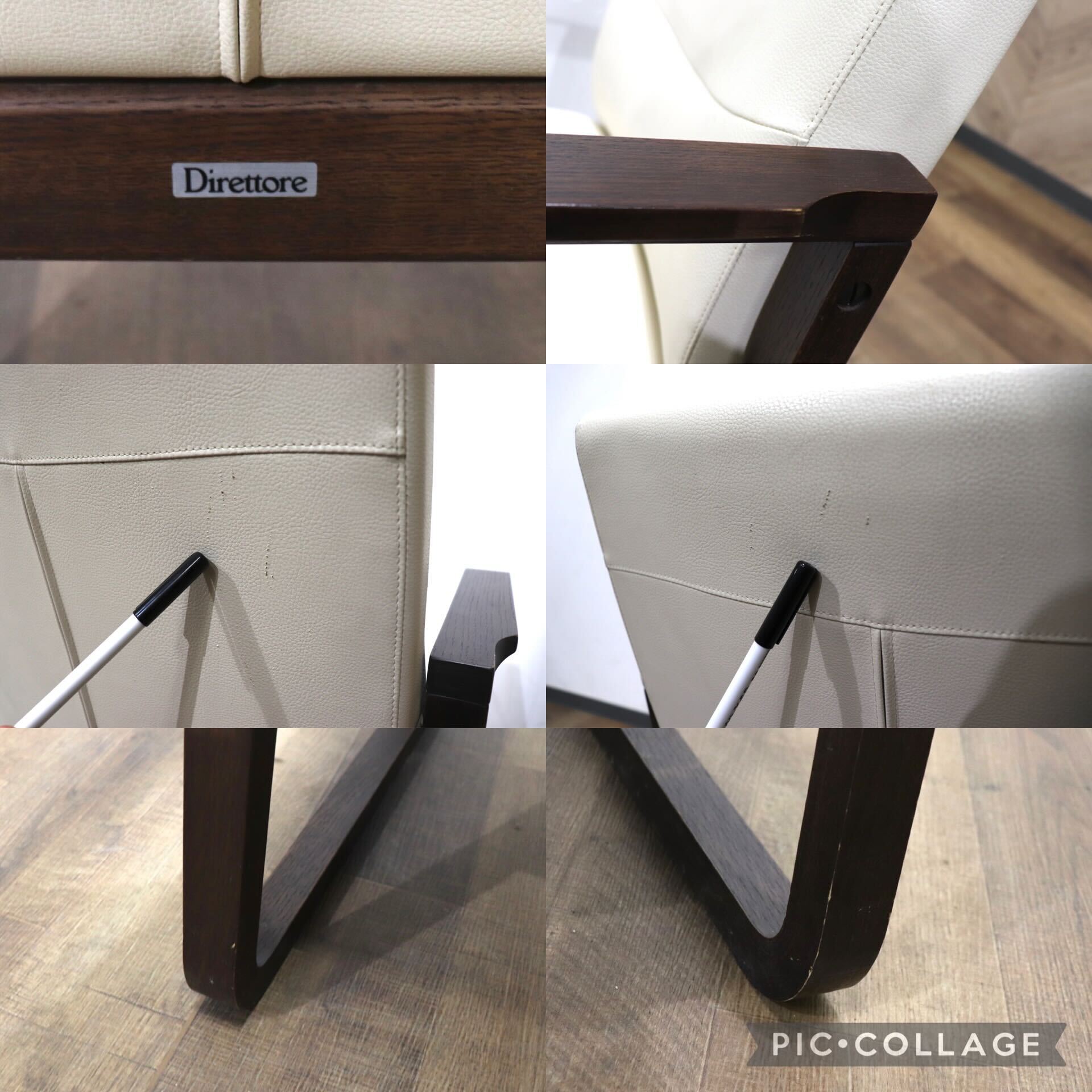 GMHN244A○karimoku / カリモク Direttore ディレトーレ リクライニングチェア ダイニングチェア アームチェア 合皮 国産家具