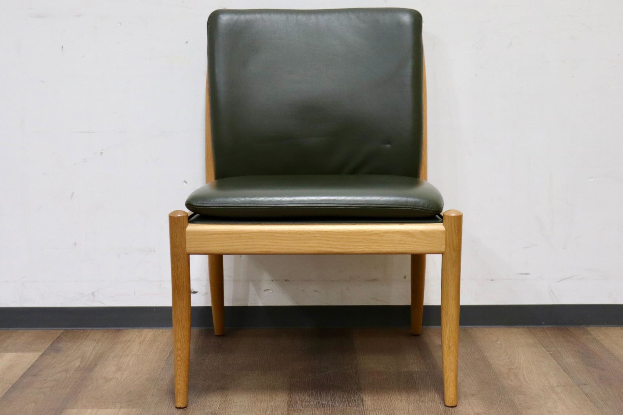 GMIH25B○匠工芸 / TAKUM Jazz ダイニングチェア 椅子 チェア 国産家具 オーク無垢材 本革 グリーン 北海道 検)カンディハウス