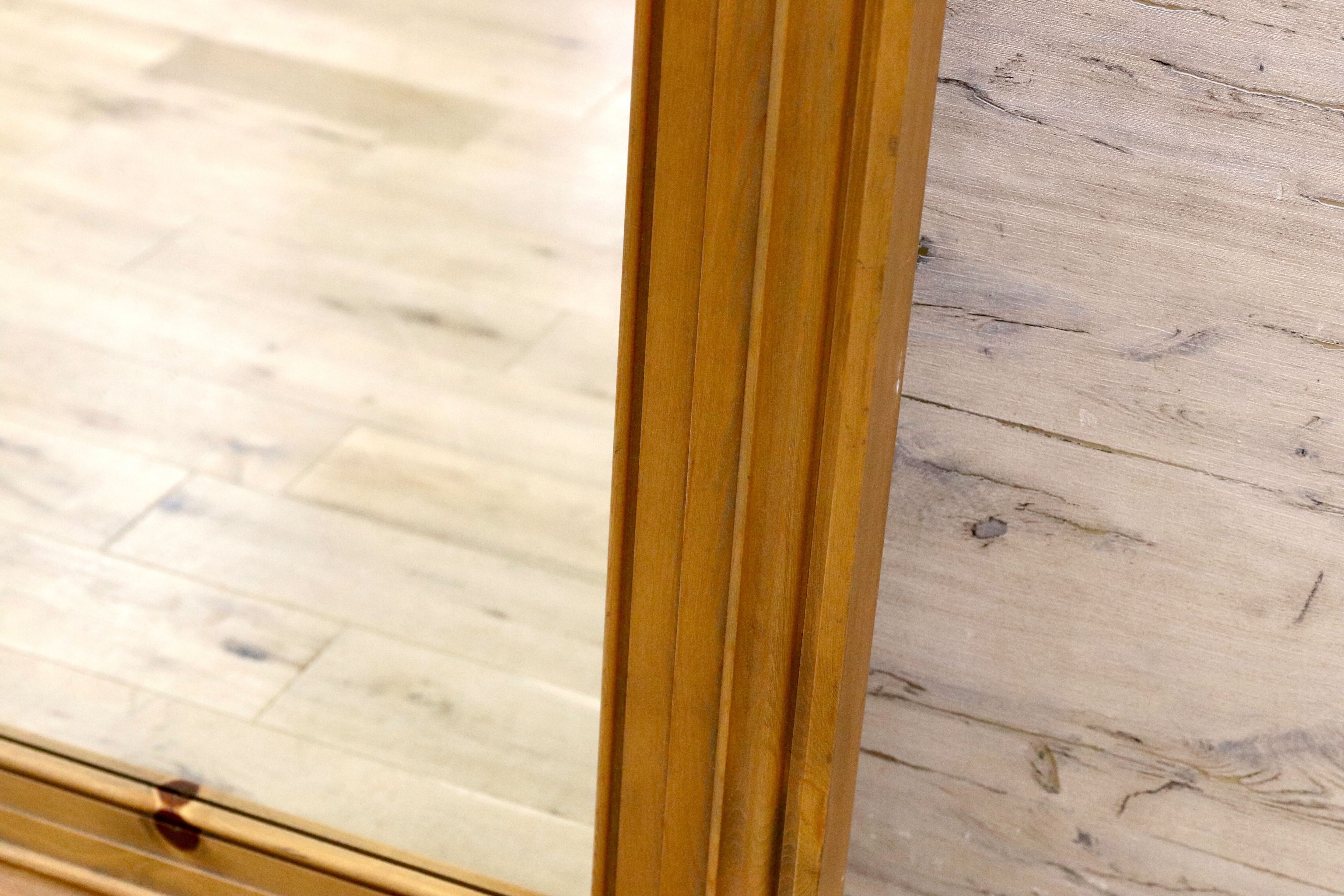 GMHS543○広松木工 / HIROMATSU FURNITURE SANTA FE ウォールミラー 姿見 サンタフェ パイン材 定価約29.3万 モデルルーム展示品