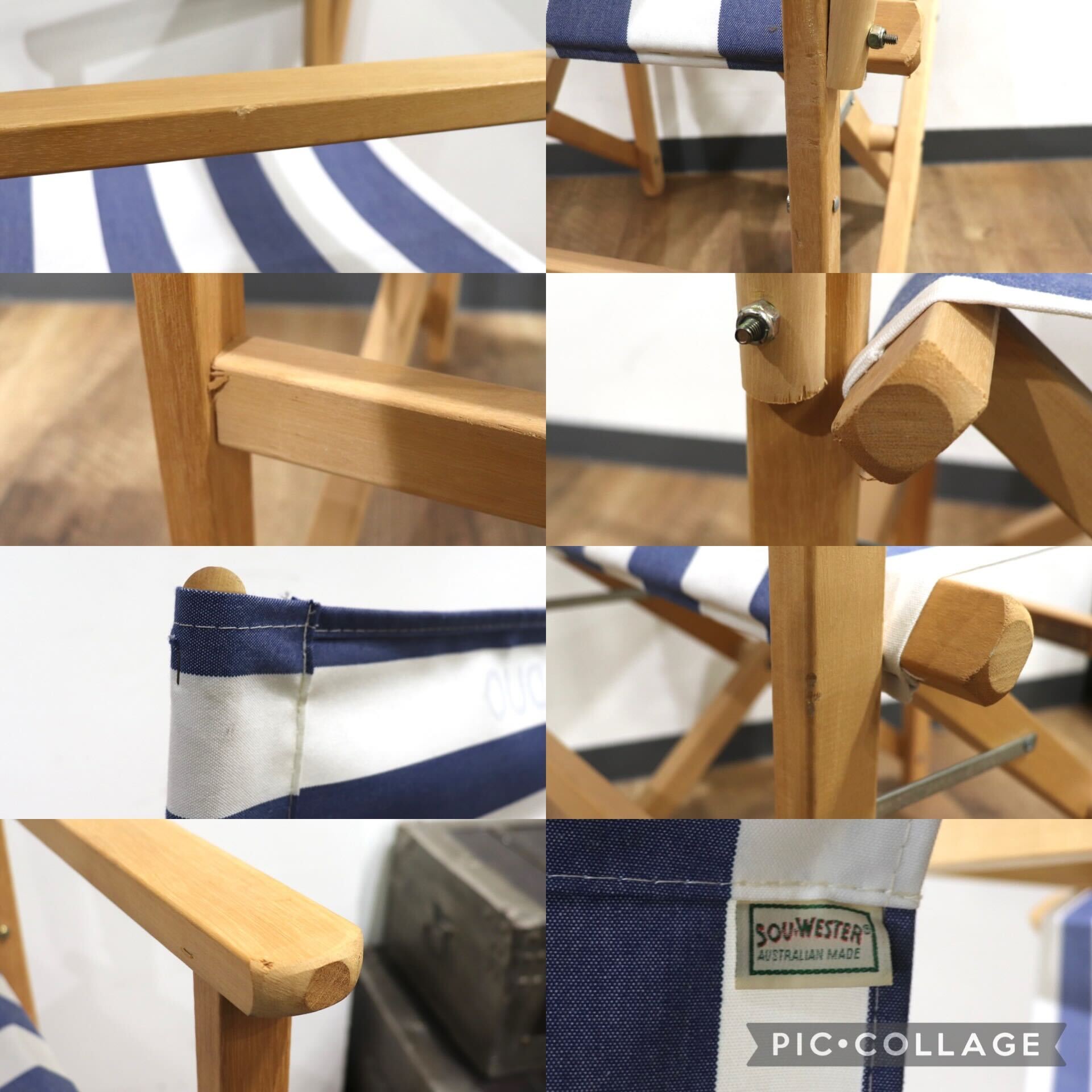 GMHN252○SOU-WESTER / ソーウェスター DUO ディレクターズチェア デッキチェア アウトドア キャンプ 折り畳み式 オーストラリア