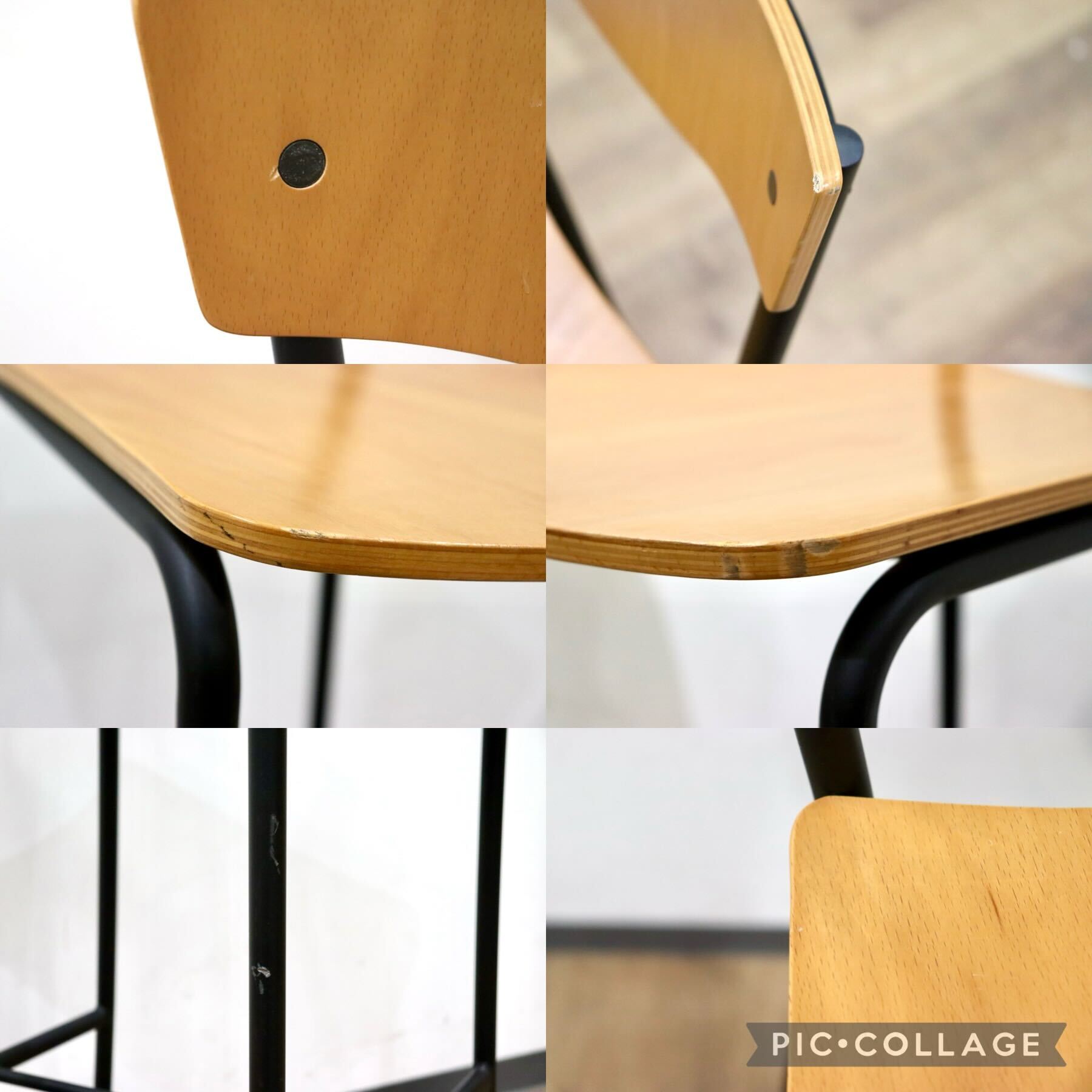 GMGH395A○NAZERO / ナゼロ カウンターチェア ハイチェア バーチェア 椅子 インダストリアル モダン